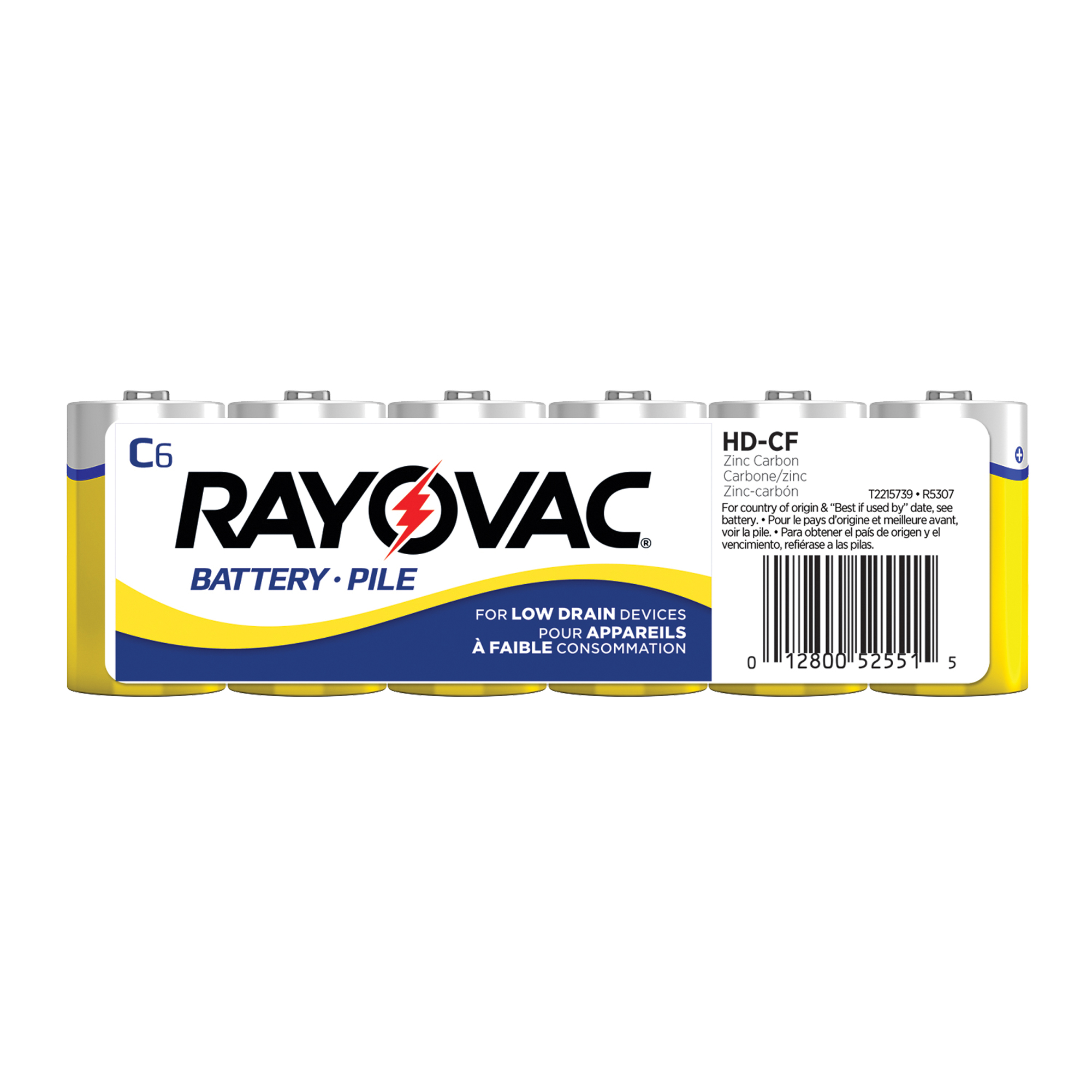 Piles C carbonate de zinc RayovacMD