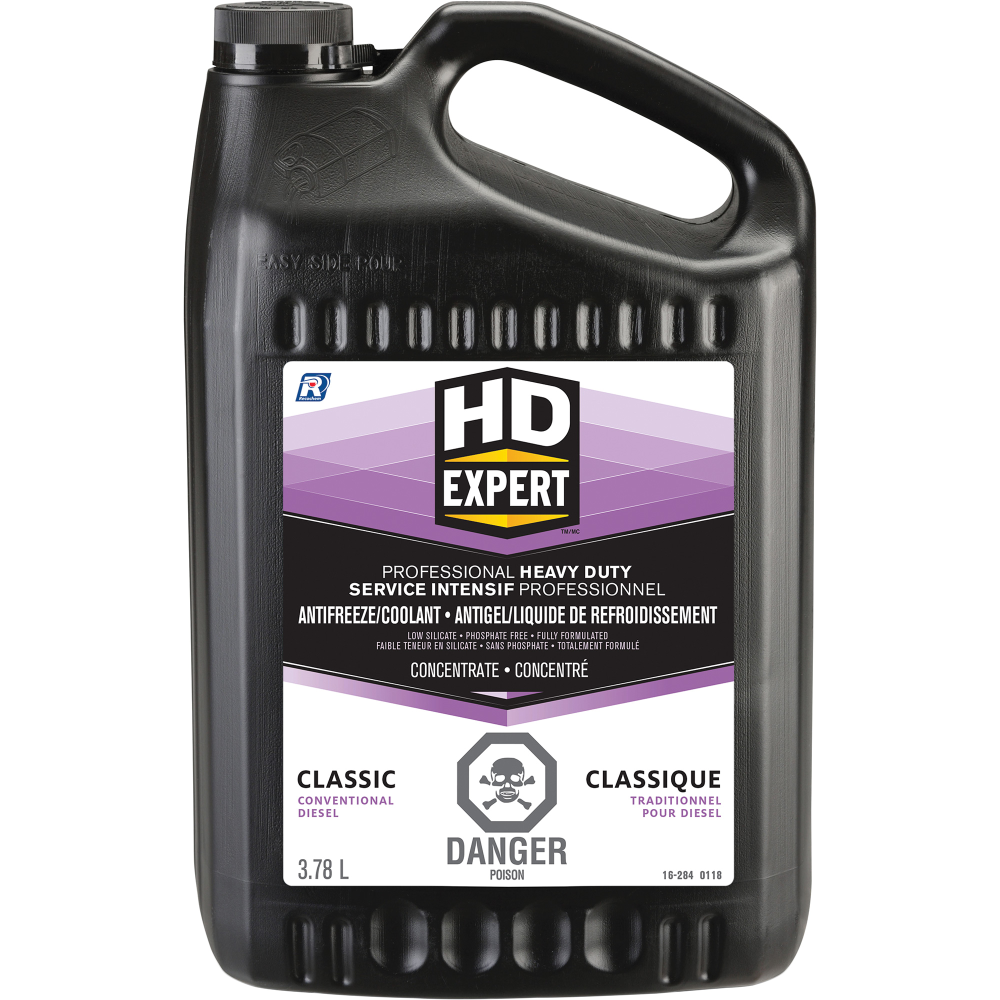 Antigel/liquide de refroidissement concentré de série lourde pour moteur diesel Turbo PowerMD, 3,78 L, Gallon