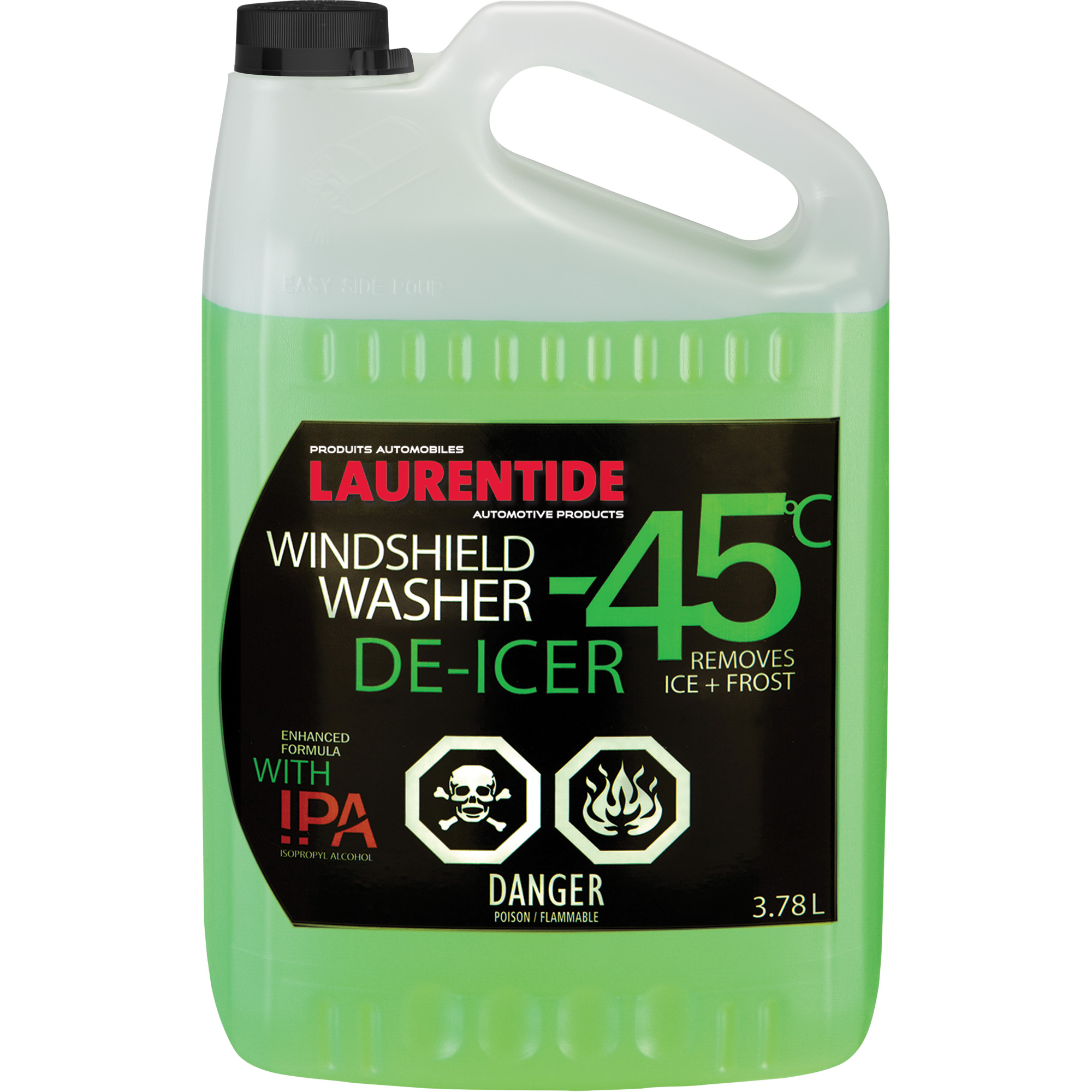 Liquide lave-glace & déglaçant Laurentide, Cruche, 3,78 L