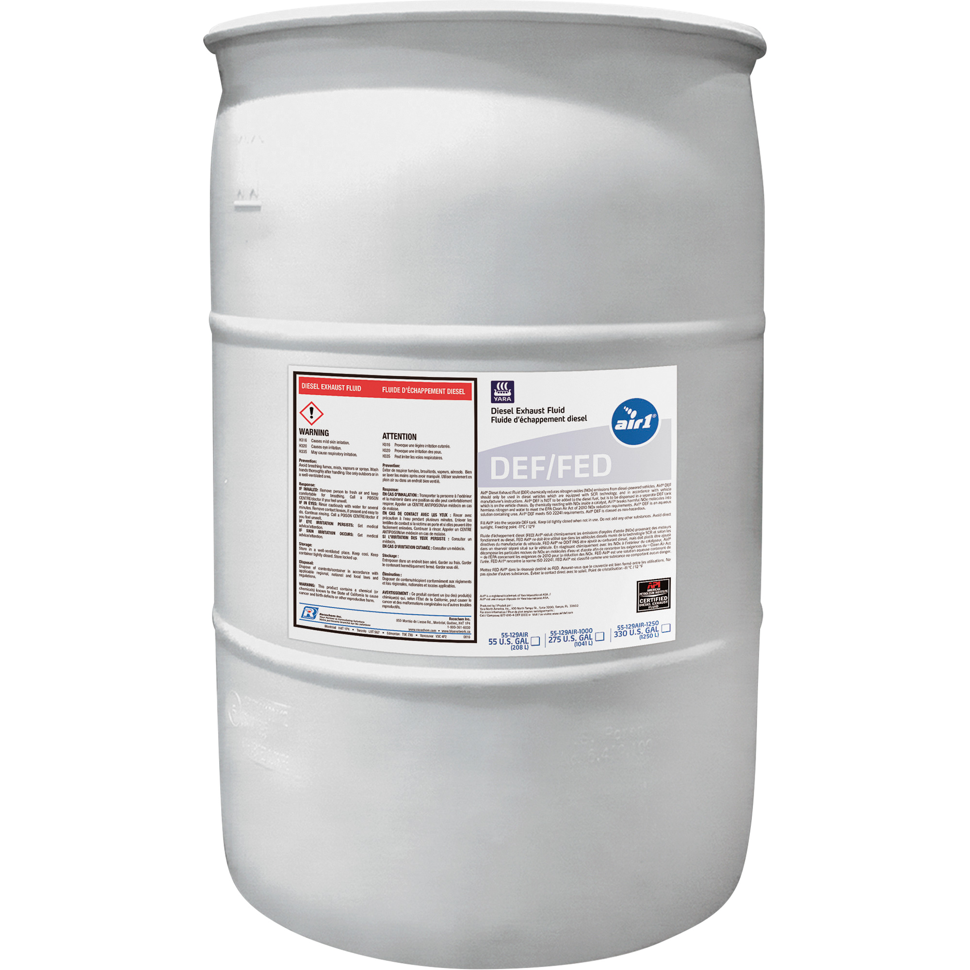 Liquide pour échappement diesel Air1MD(DEF), 208 L, Bouteille