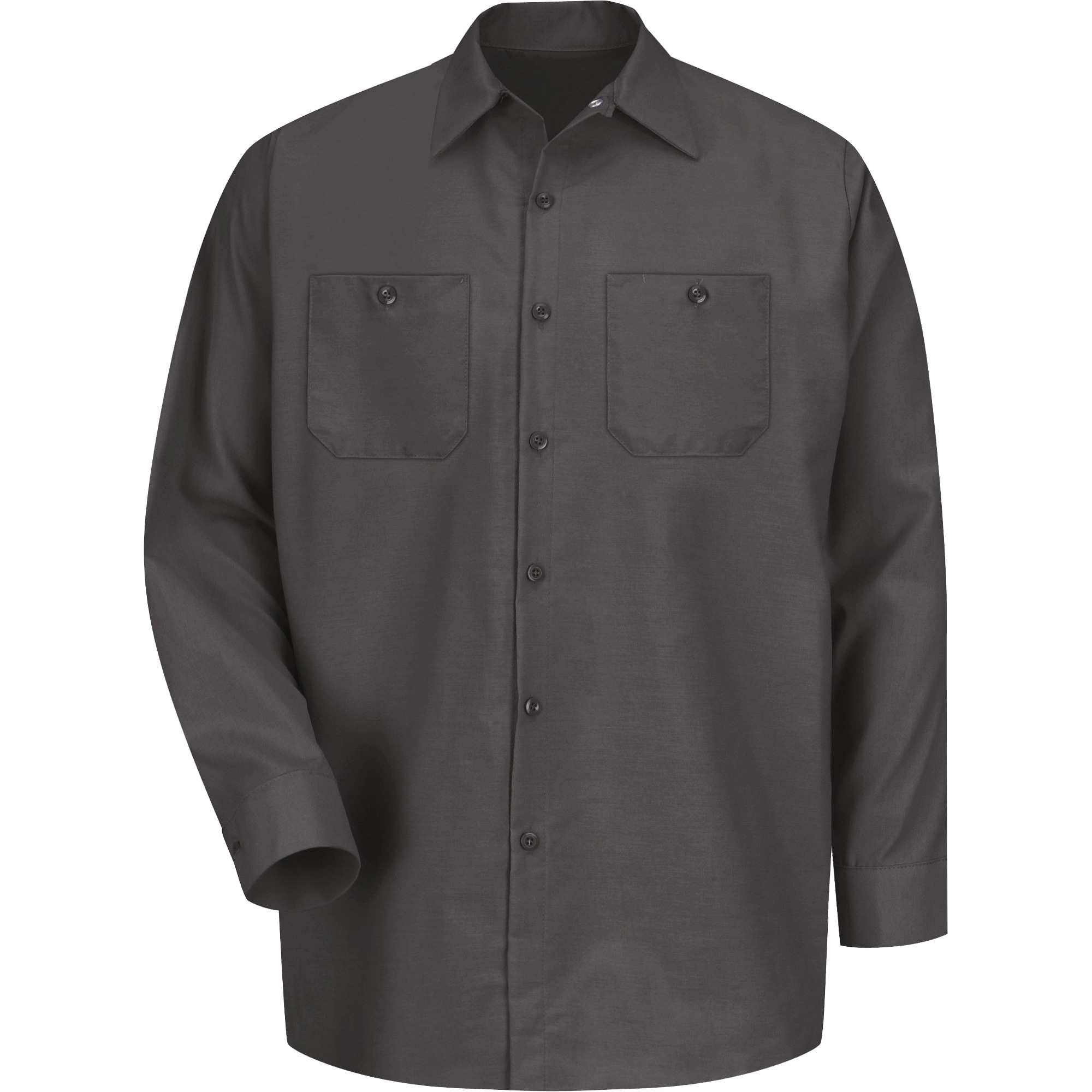 Chemise industrielle de travail à manches longues, Hommes, 2T-Grand, Charbon