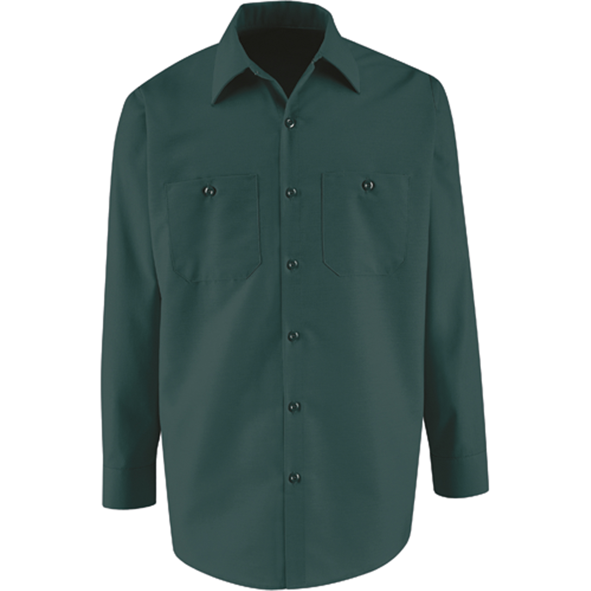 Chemises de travail industrielles couleur solide, Hommes, 4T-Grand, Vert