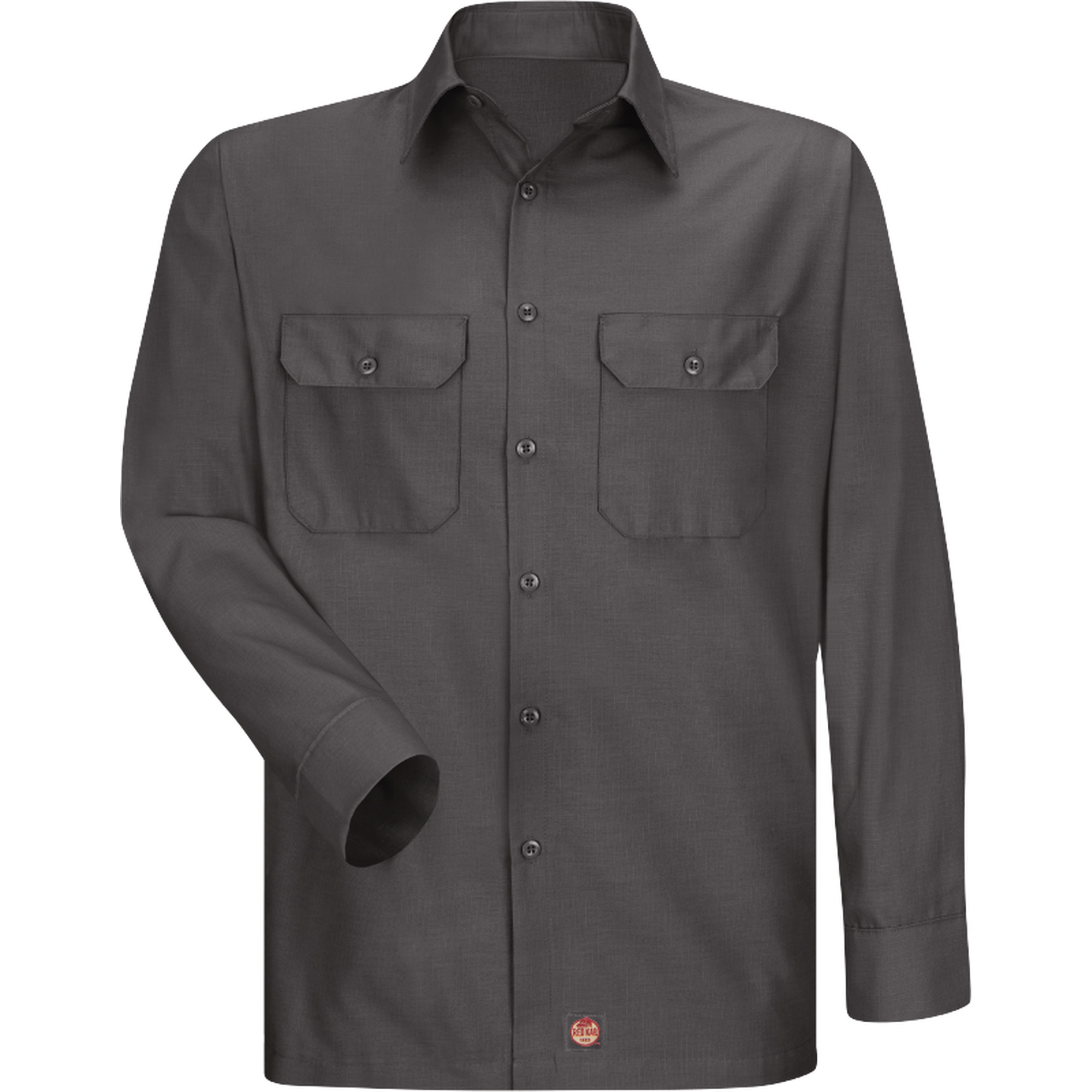 Chemises pour hommes antidéchirure de couleur solide, Hommes, T-Grand, Charbon
