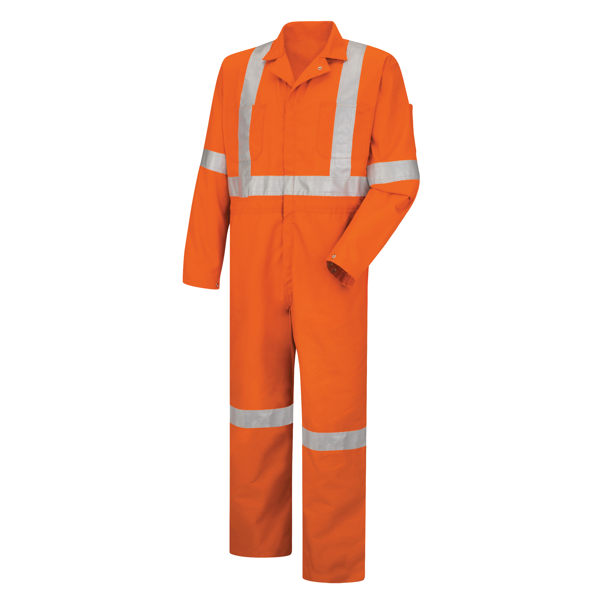 Combinaisons haute visibilité, Hommes, Orange, Taille 46