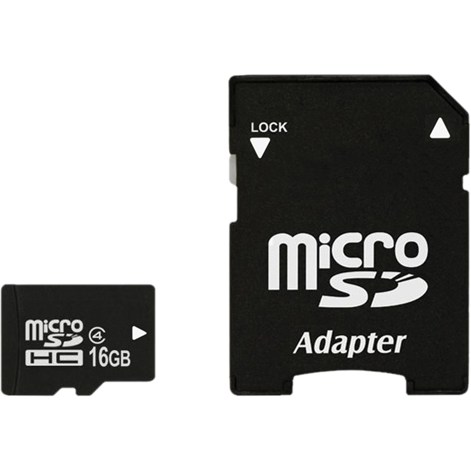 Carte mémoire Micro SD avec adaptateur SD 16 Go