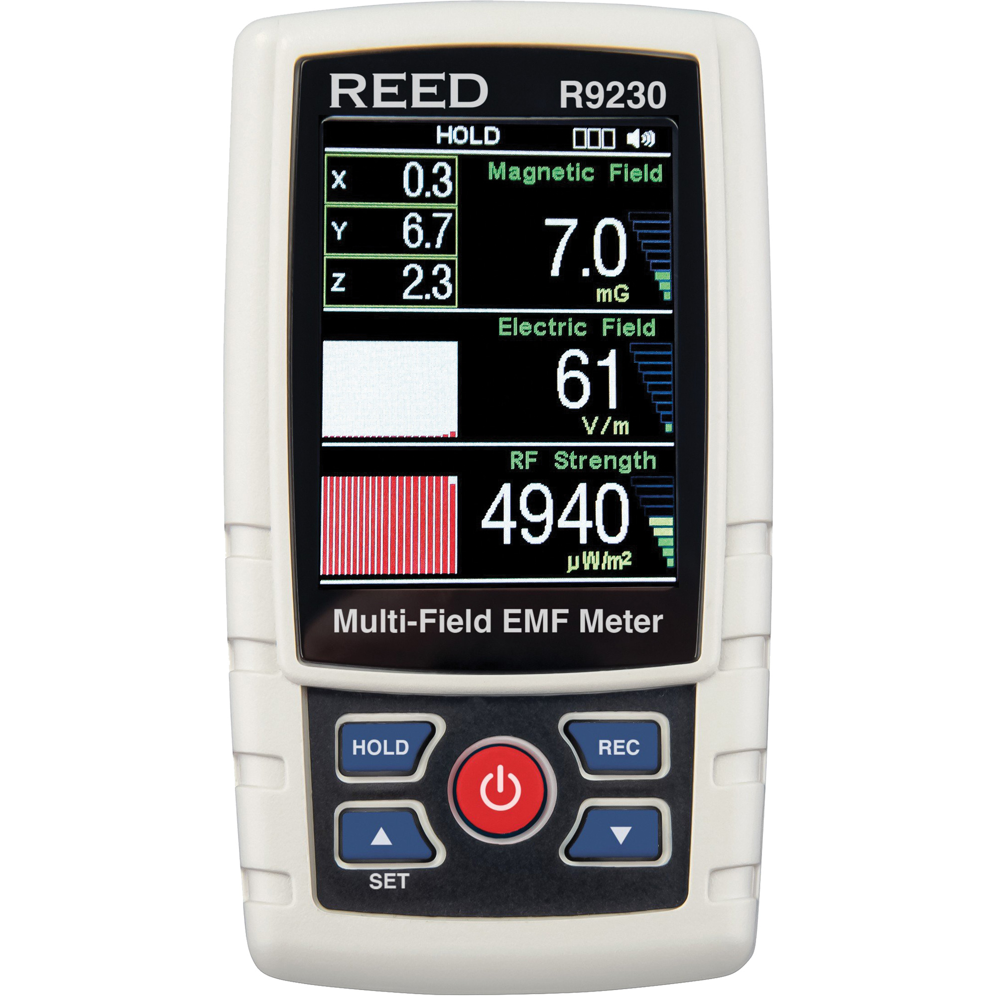 Compteur électromagnétique à champs multiples R9230