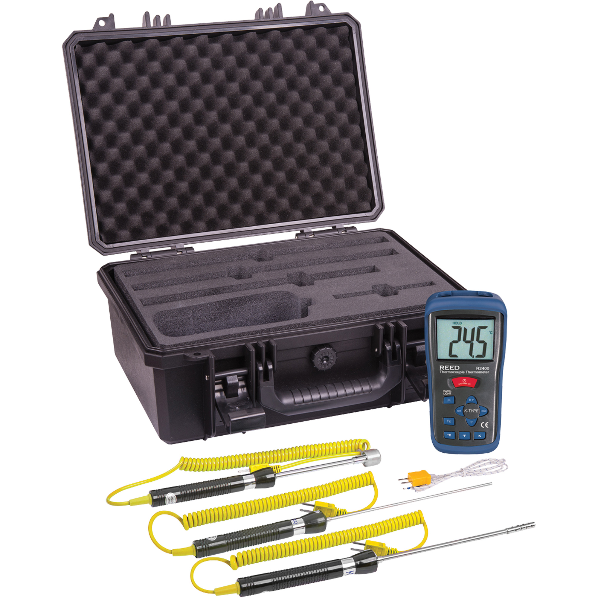 Ensemble de thermomètre à thermocouple, Contact, Numérique, -58-2000°F (-50-1300°C)