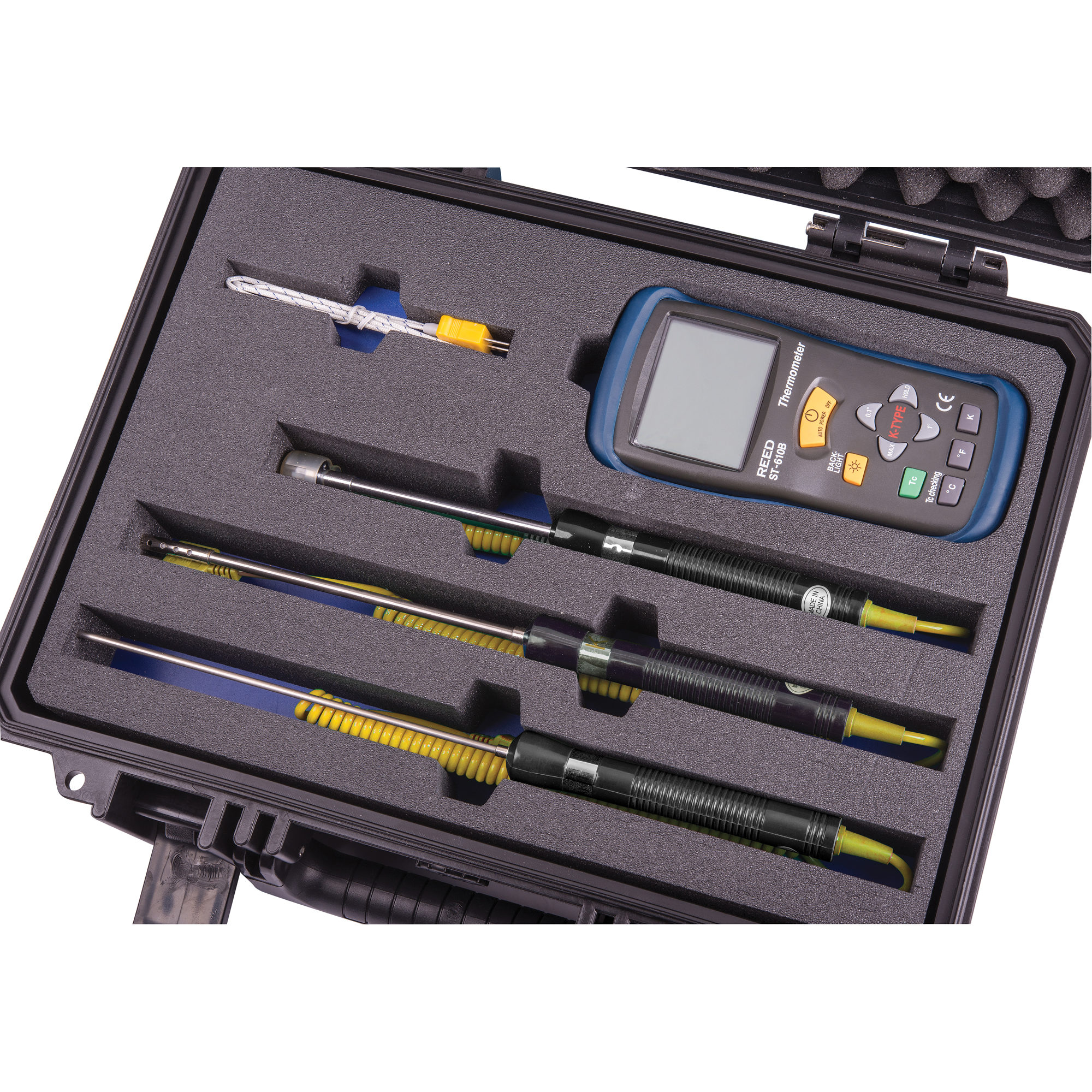 Ensemble de thermomètre à thermocouple, Contact, Numérique, -58-2000°F (-50-1300°C) – Image 2