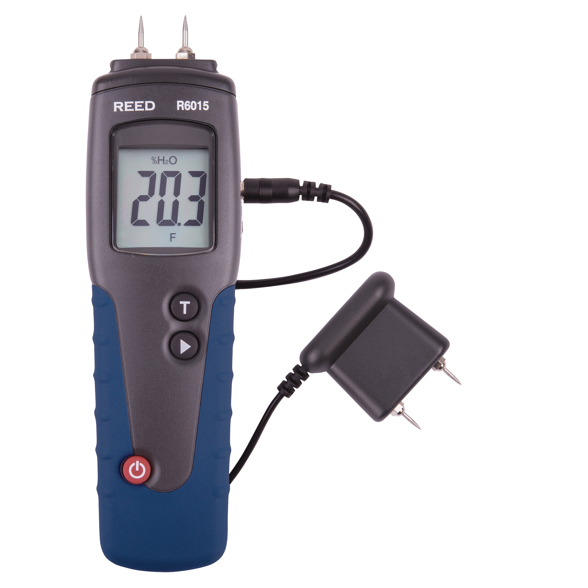 Hygromètre à bois avec certificat ISO, Gamme d'humidité 6-99%, Gamme de température -31°-176°F (-35°-80°C)