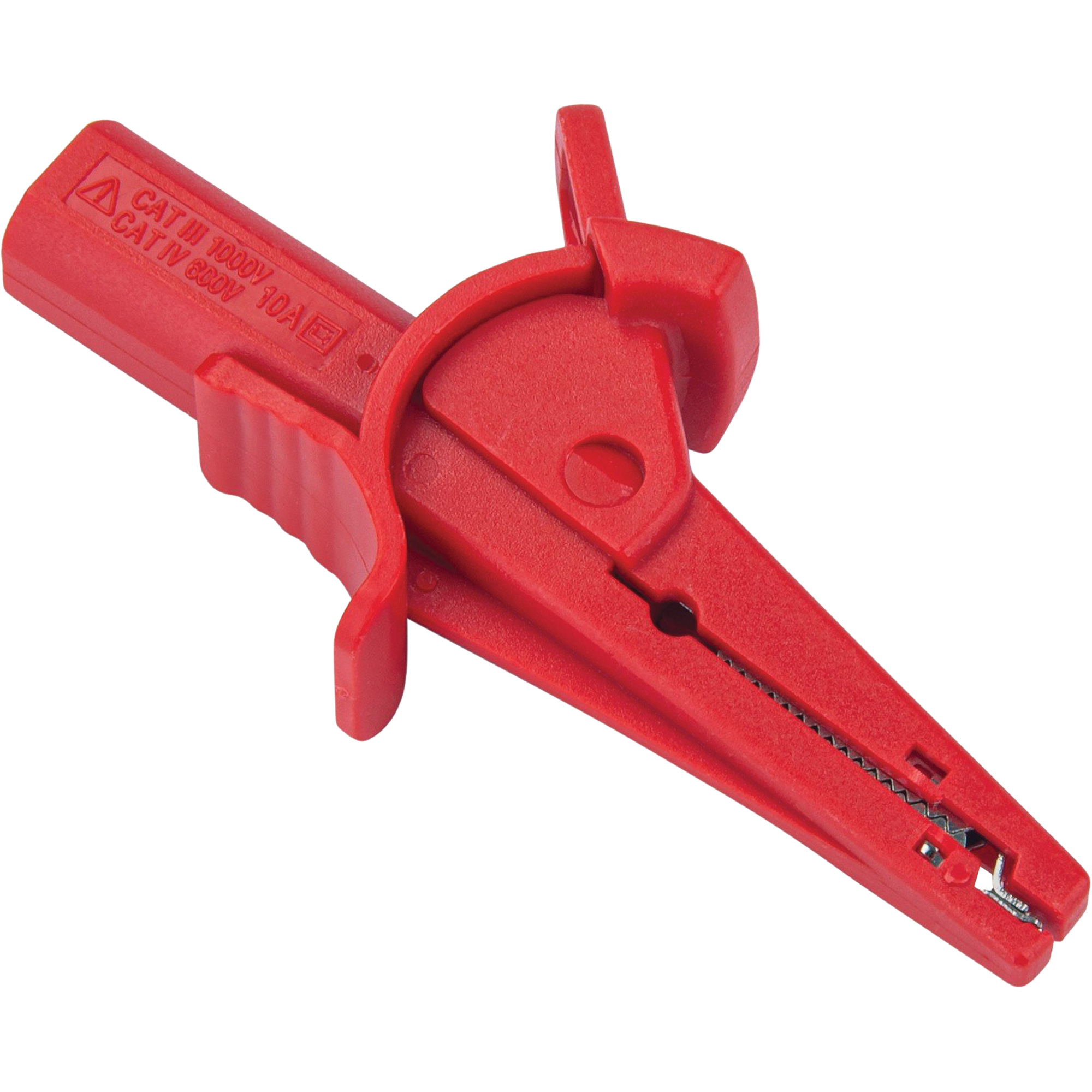 Pince crocodile rouge pour le vérificateur d’isolement haute tension R5002