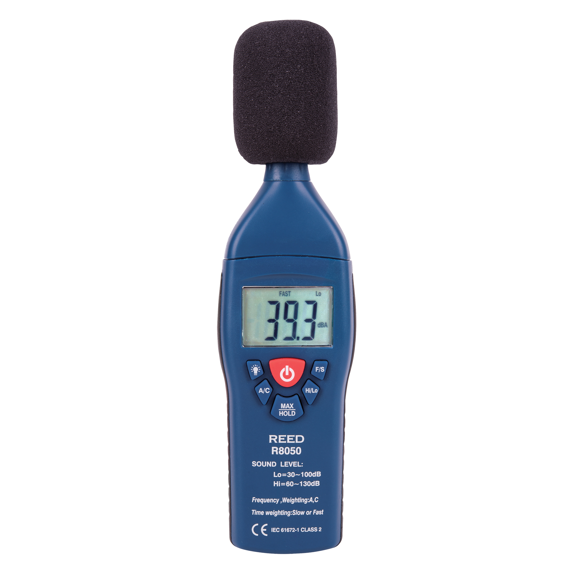 Sonomètre avec certificat ISO, Gamme de mesure 30 - 100 dB/60 - 135 dB