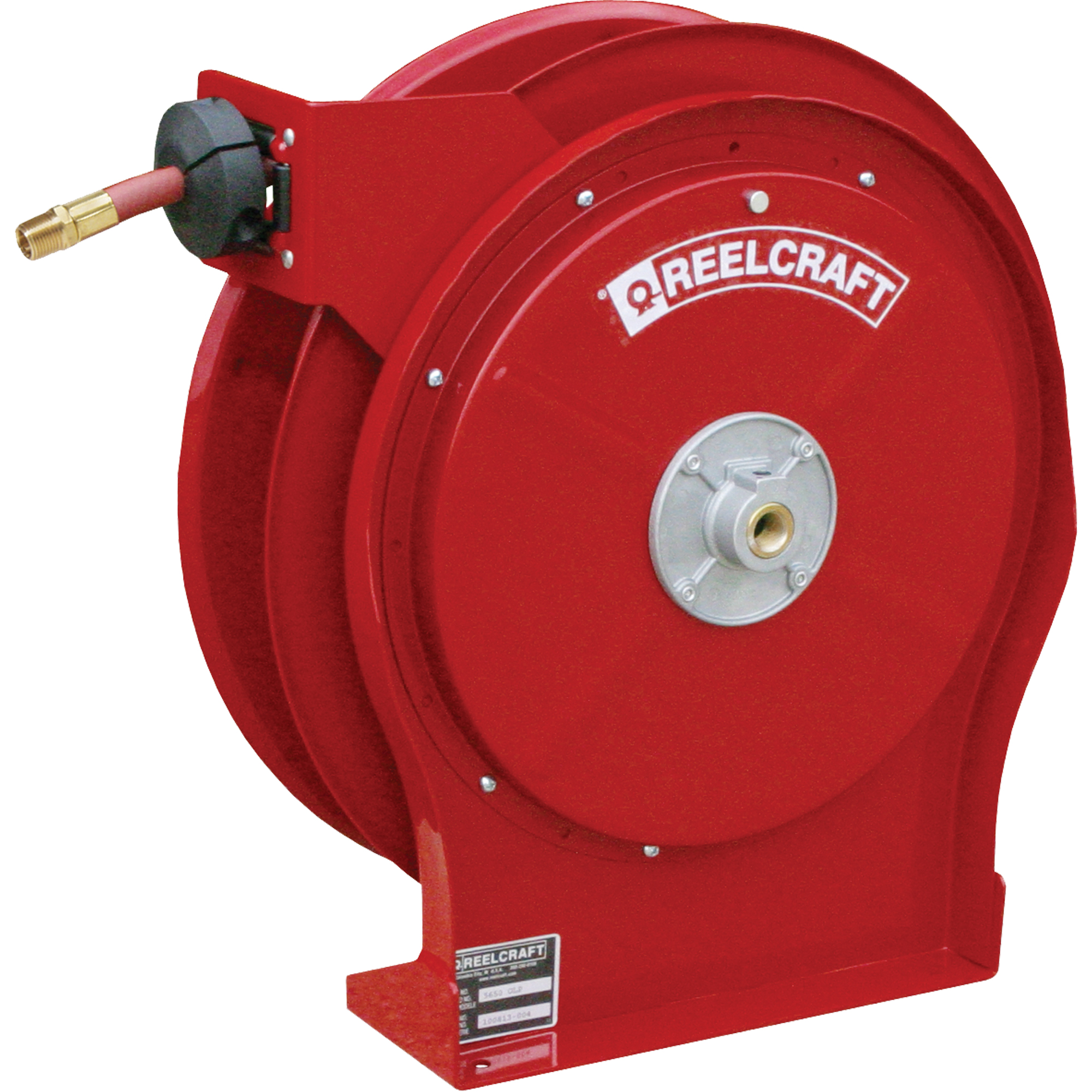 Dévidoir de boyau de qualité supérieure de série 5005, Air/Eau, 3/8" x 50', Tuyau simple, 300 psi