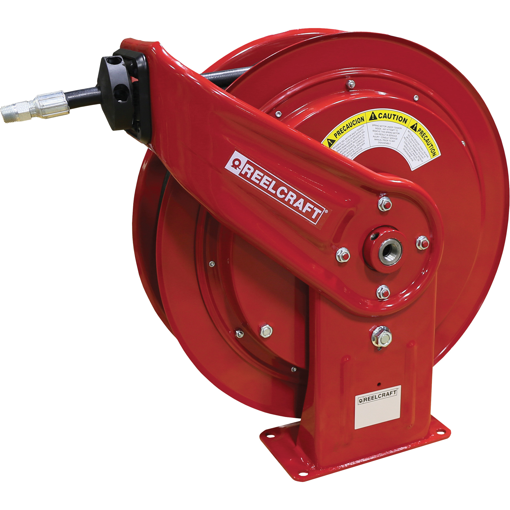Dévidoir de série lourde HD70000 avec boyau, Graisses, 3/8" x 75', Tuyau simple, 4800 PSI