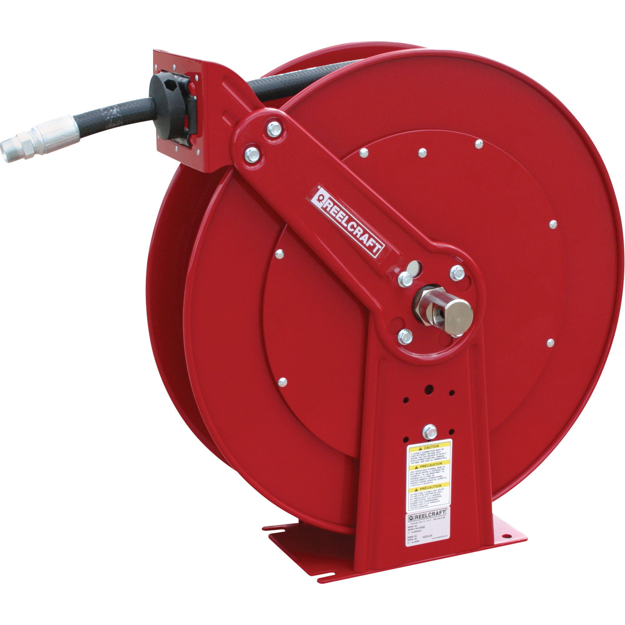 Dévidoirs de tuyau, Carburants, 3/4" x 75', Tuyau simple, 50 psi