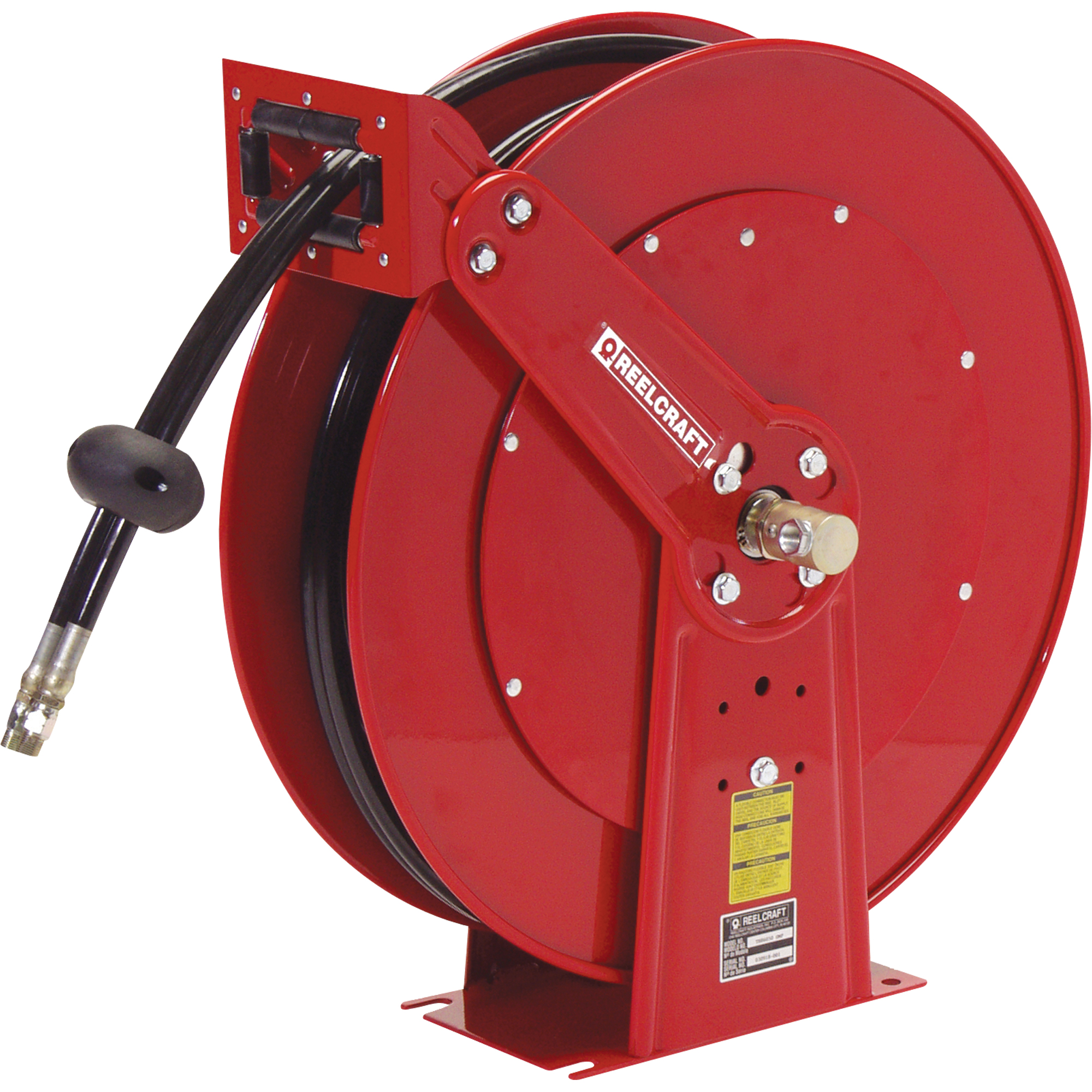 Dévidoirs de tuyau, Hydraulique, 3/8" x 50', Tuyau double, 2000 PSI