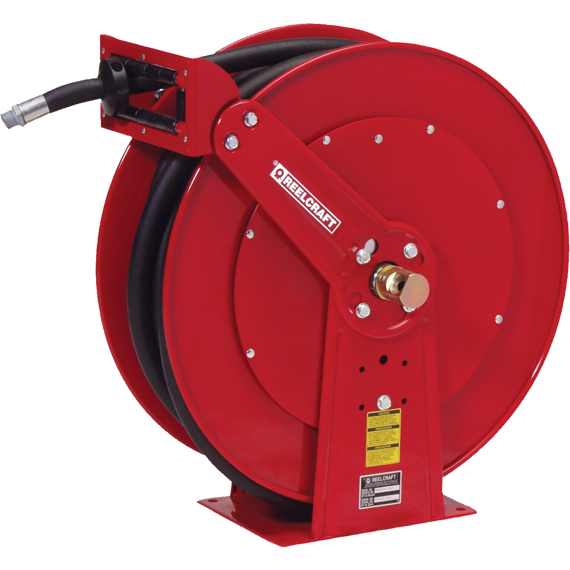 Dévidoirs de tuyaux, Carburants, 1" x 50', Tuyau simple, 250 PSI