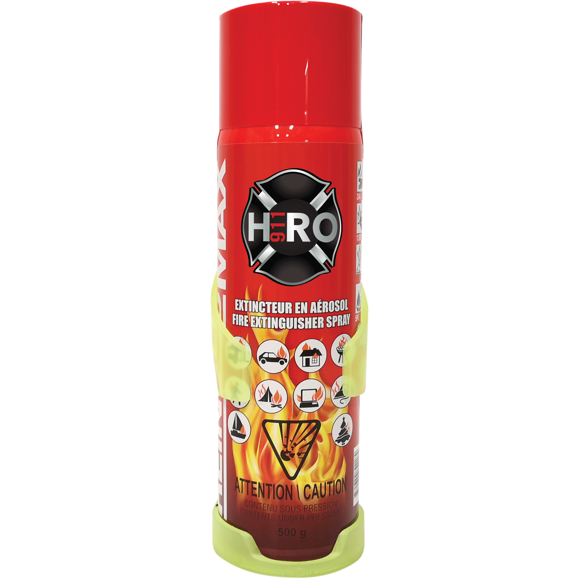 Extincteur d'incendie, ABC/K, Capacité 1,5 lb