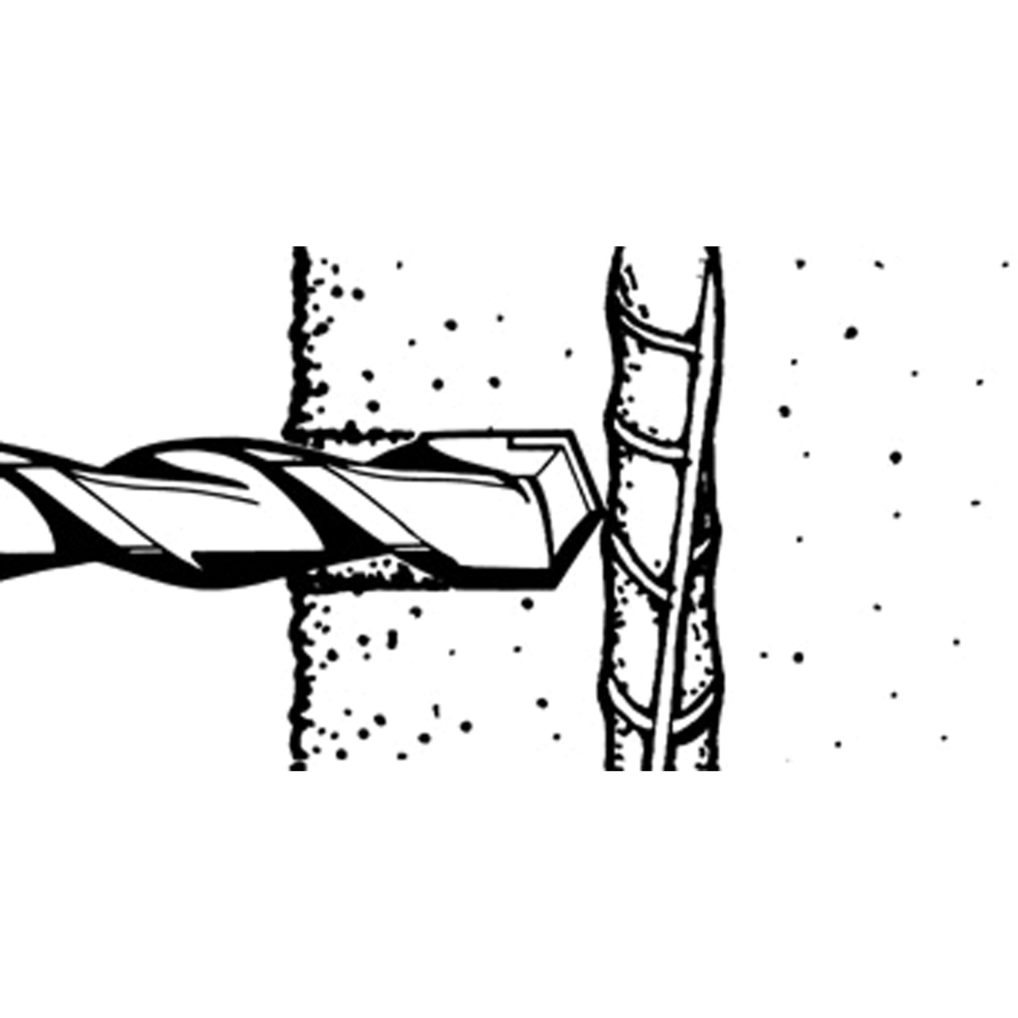 Coupe-barres d'armature rotatifs, 3/8", Tige SDS-Plus, Carbure – Image 3