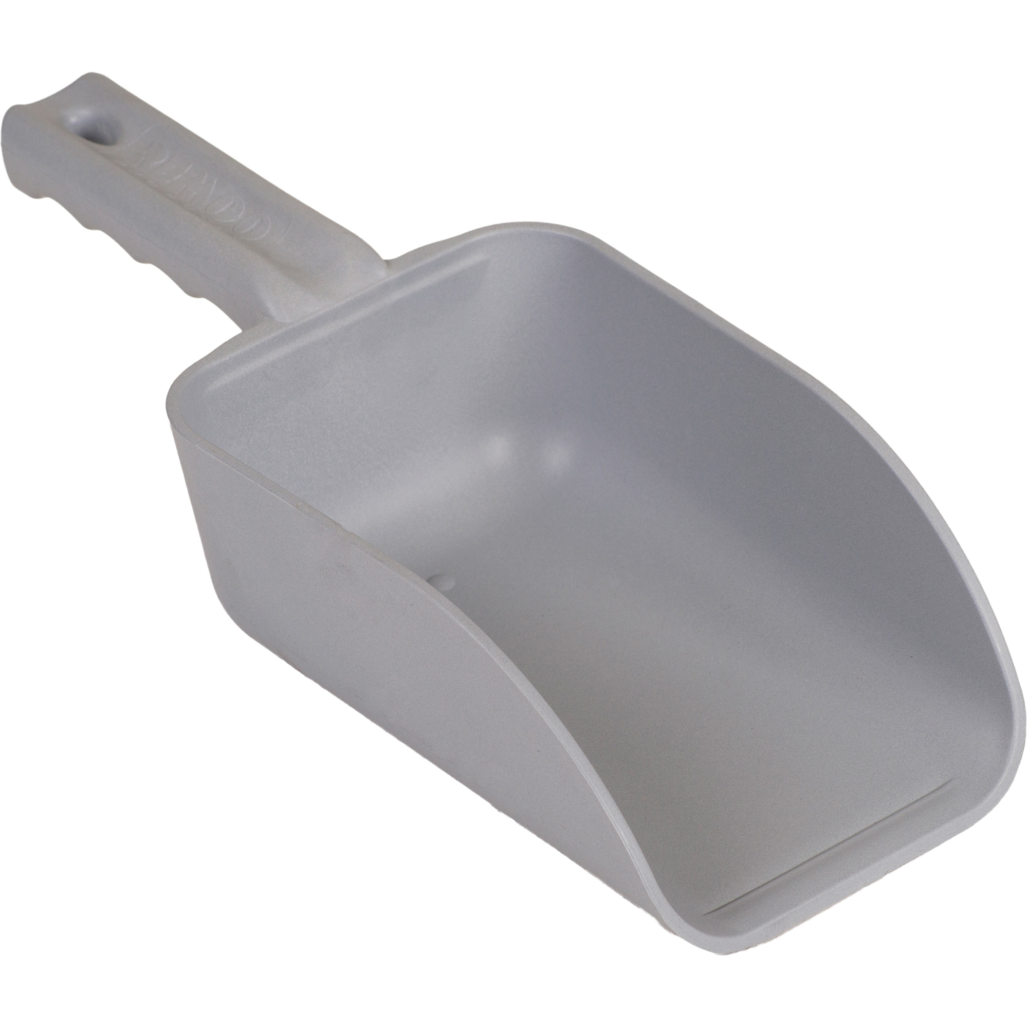 Pelle à main perceptible par détecteur de métal, Plastique, Gris, 32 oz