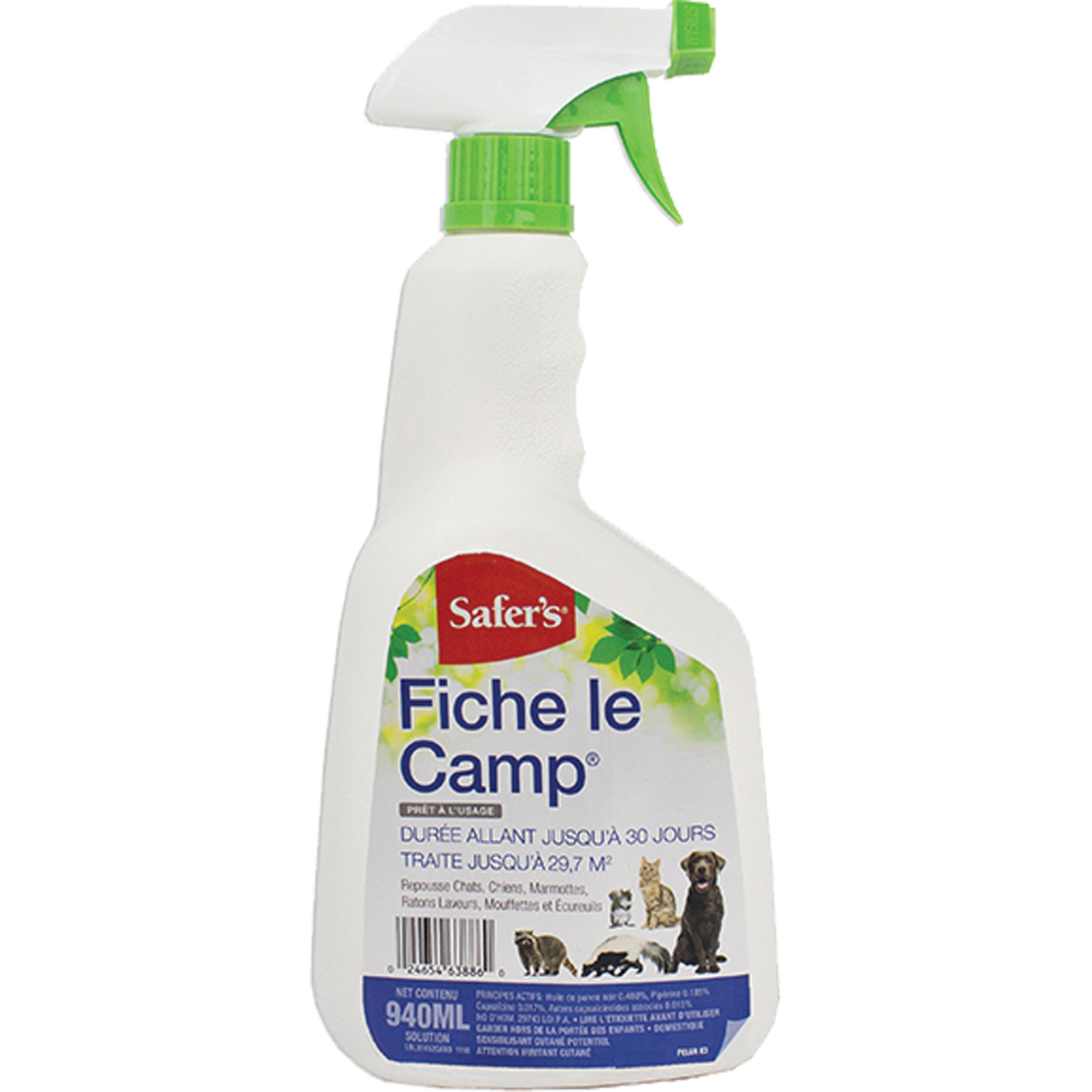 Répulsif liquide contre les animaux Fiche le campMD