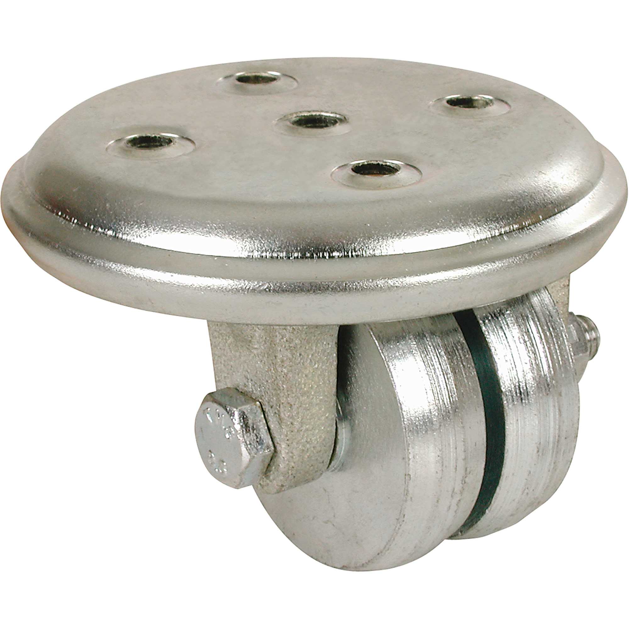 Roulettes à bas niveau, Pivotant, 2" (51 mm), Acier, 350 lb (158,8 kg)