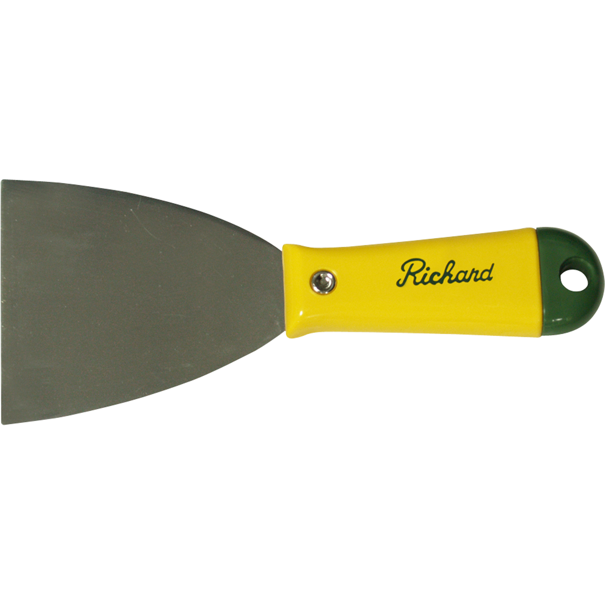 GRATTOIR DE FINITION 3"RIGIDE, Lame Acier, Largeur 3", Manche Polypropylène