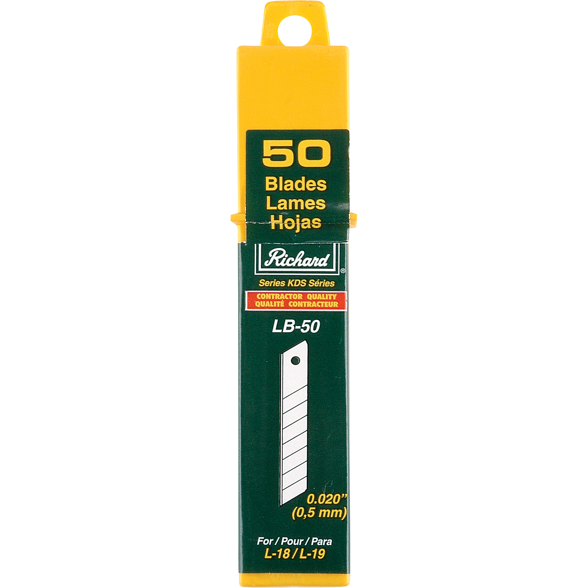 Lames de rechange, Style Cassable