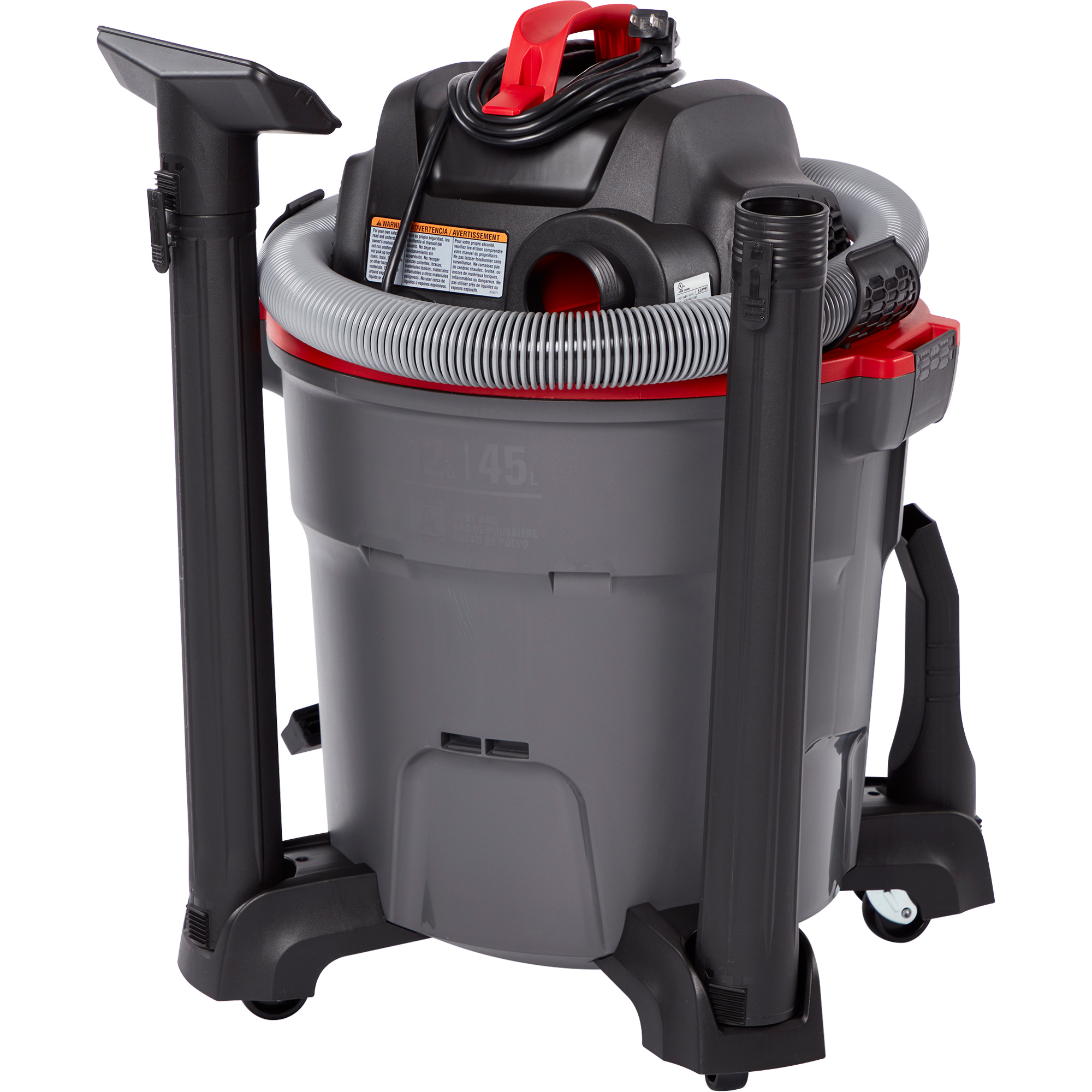 Aspirateur industriel NXT, Secs-humides, 5 CV, 12 gal. US (45,4 litres) – Image 3