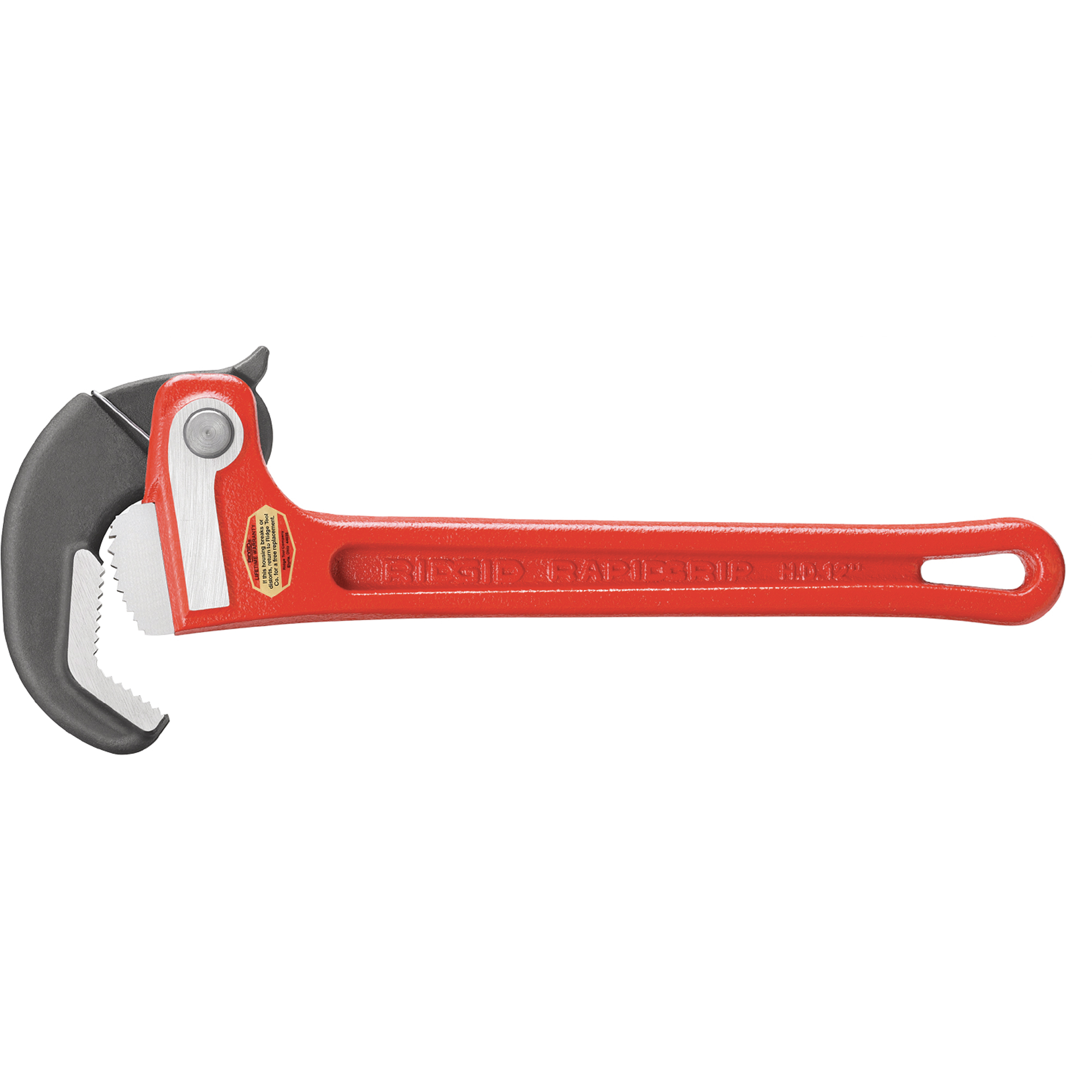Clé à tuyau RapidGripMC, Cap des mâchoires 1", Longueur 10"