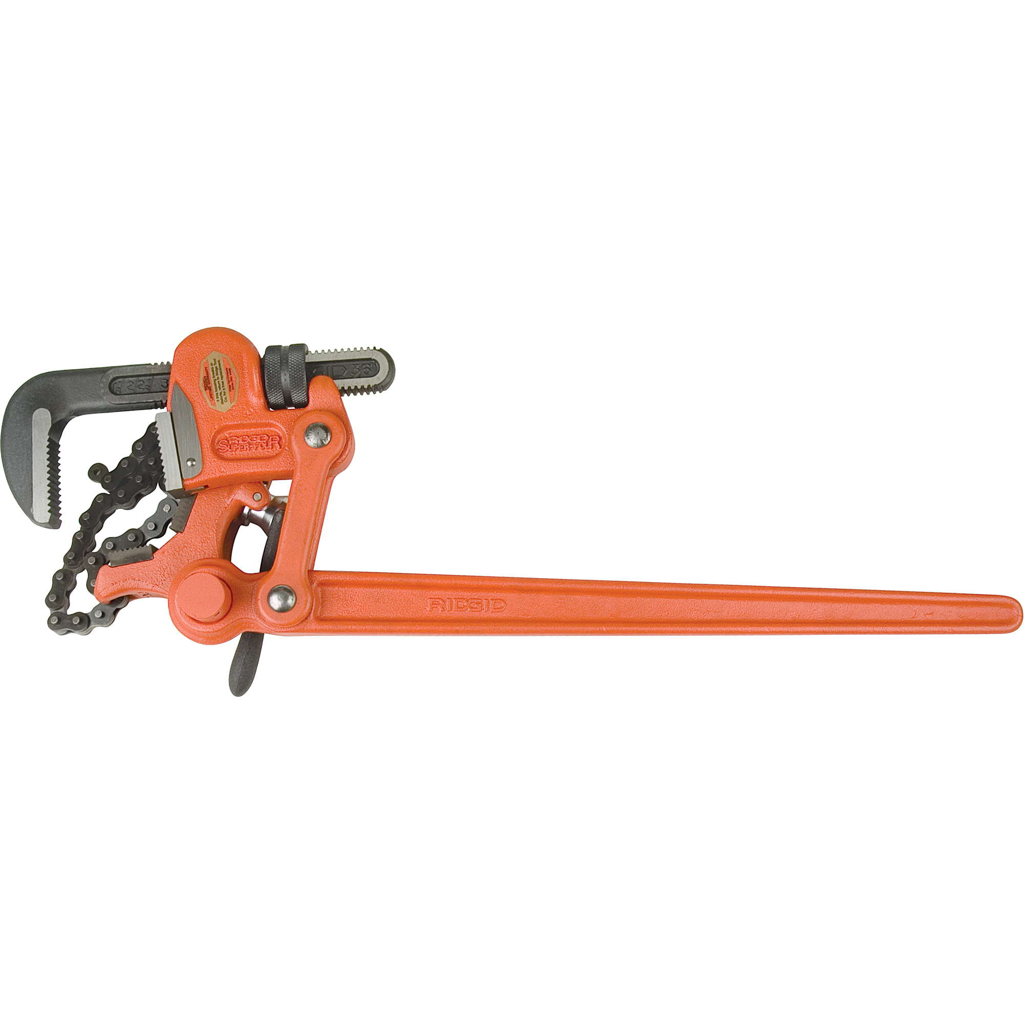 Clés à levier combiné no S-4A, Cap des mâchoires 125 mm, Longueur 36", Fini Revêtement en poudre