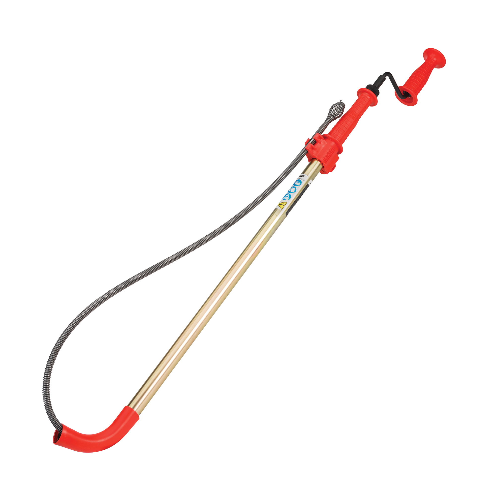 Dégorgeoir pour toilette, Manuel, Tulipe, 6' Longueur du câble, 1/2" Diamètre du câble