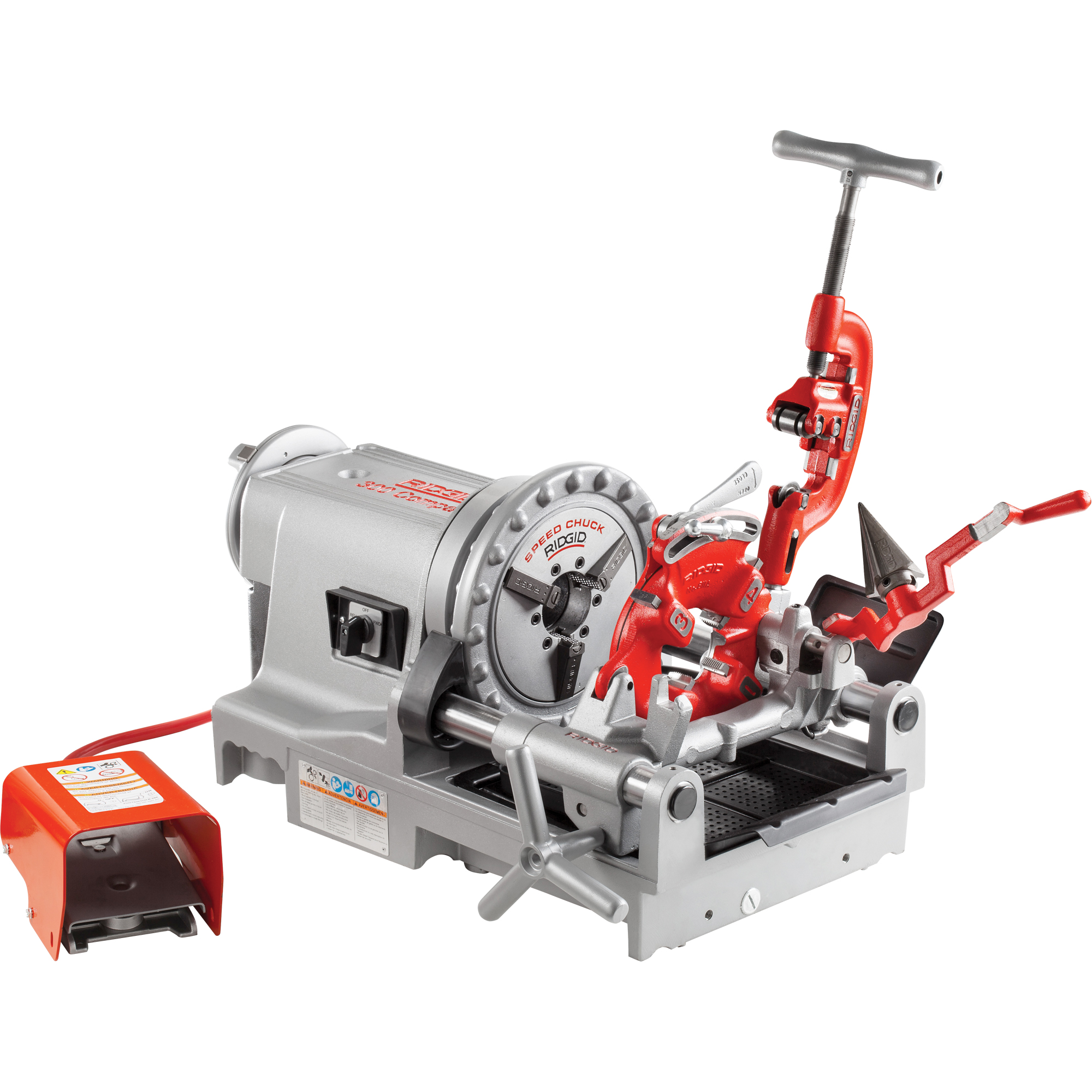 Machine à fileter compacte no 300, 52 tr/min, Filetage de la tige 1/2" - 2"