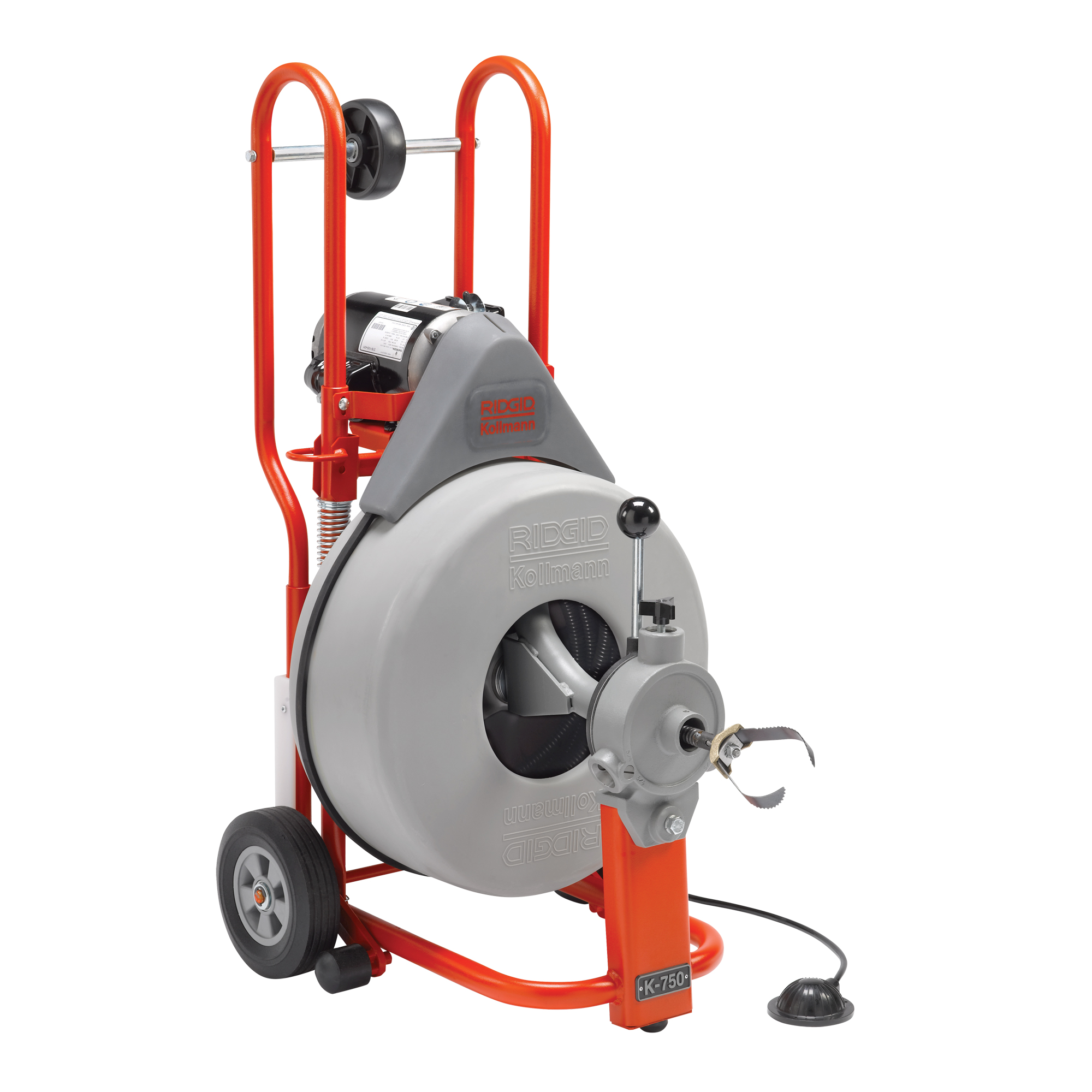 Nettoyant de drain K-750 pour machine à baril, Électrique, 3/4" x 100'