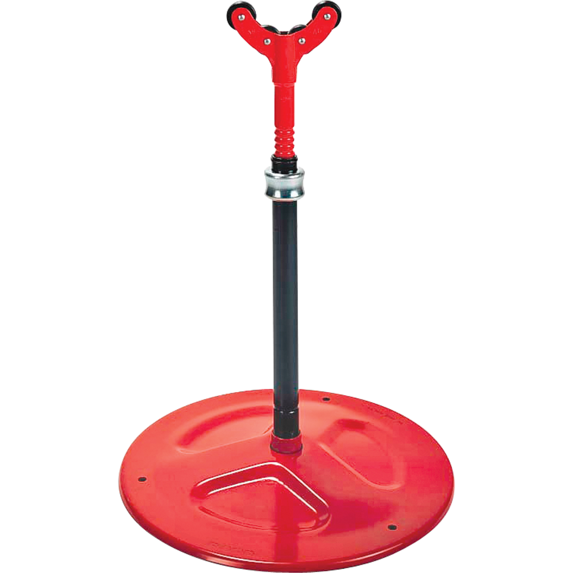 Support de tuyau ajustable no 46, 59-84 cm Réglage de la hauteur, 150 mm Capacité max. de tuyau, 2500 lb Capacité de charge max.