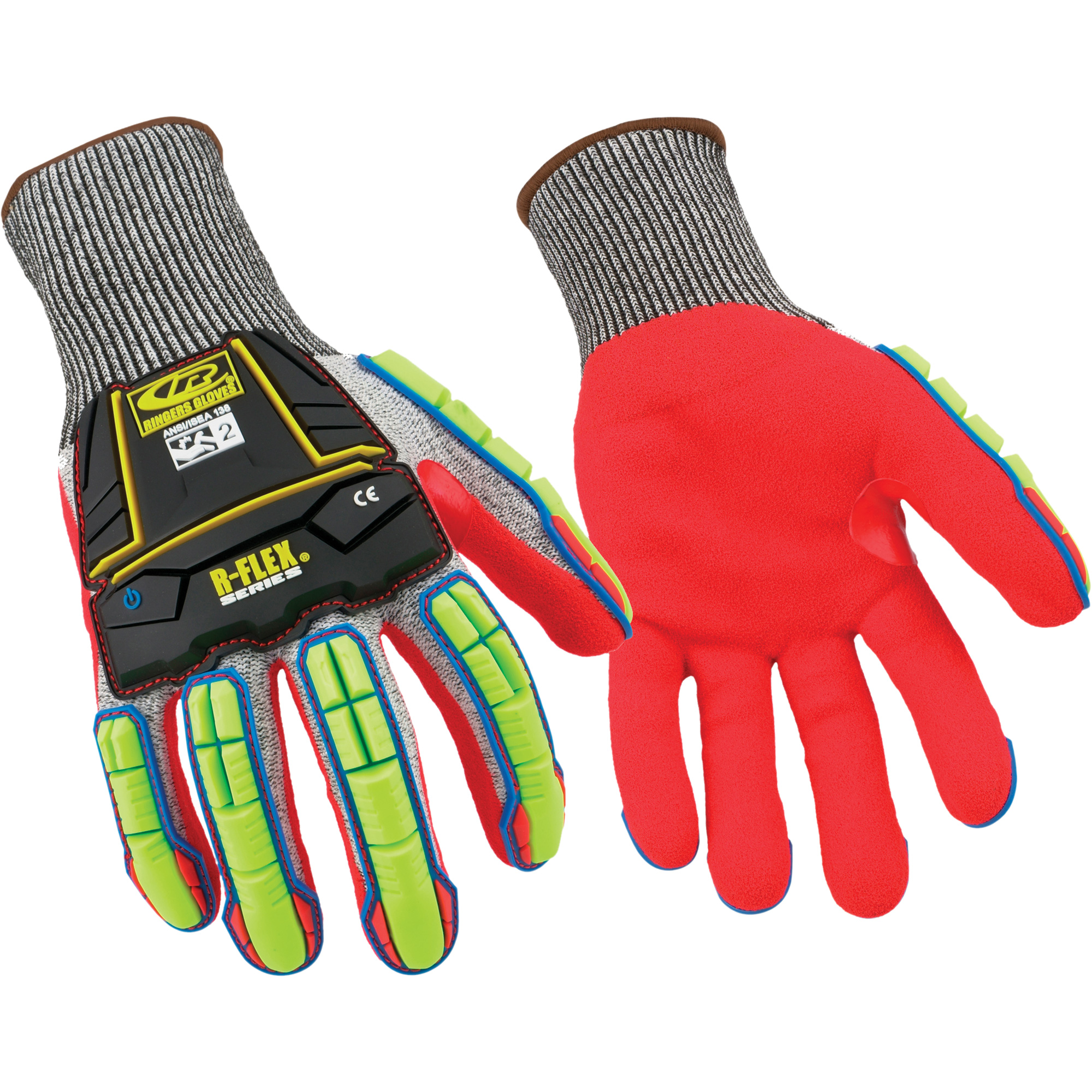 Gants résistants aux coupures 065, Taille 3T-Grand/13, Calibre 13, Revêtement Nitrile, Enveloppe en PEHP, ANSI/ISEA 105 niveau 4