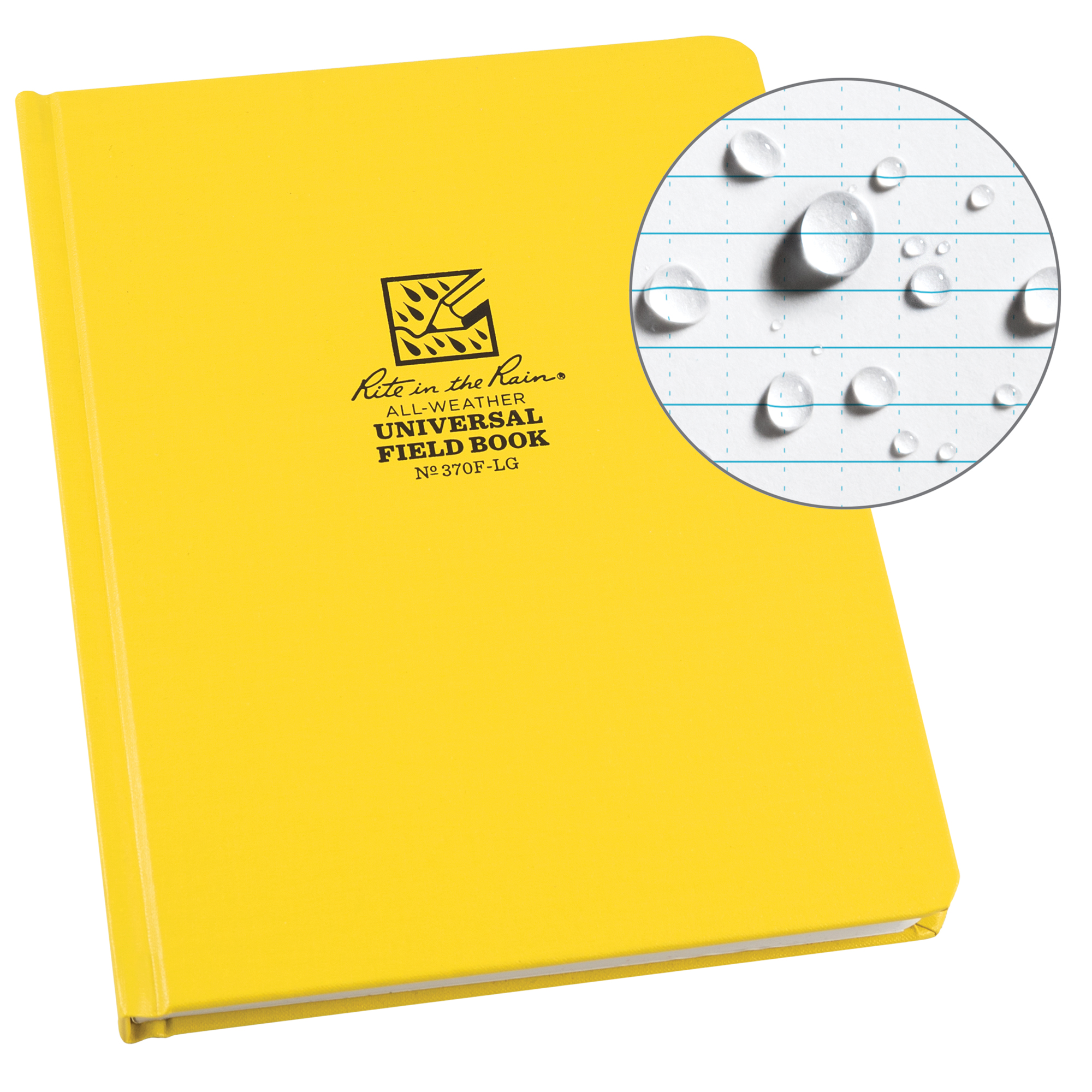 Grand livre relié, Couverture rigide, Jaune, 160 Pages, 6-3/4" , 8-3/4"