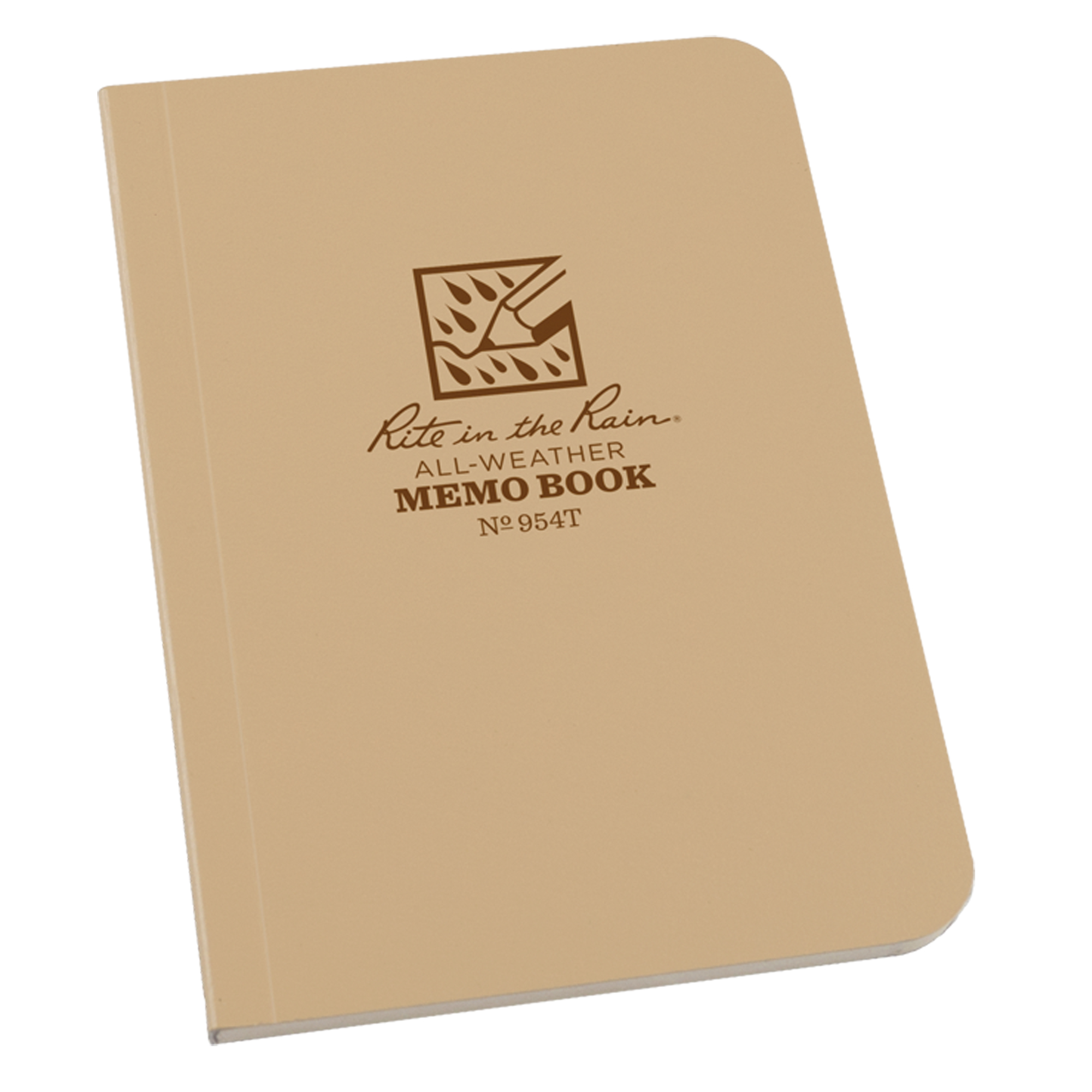 Livre mémo, Couverture souple, Havane, 112 Pages, 3-1/2" , 5"