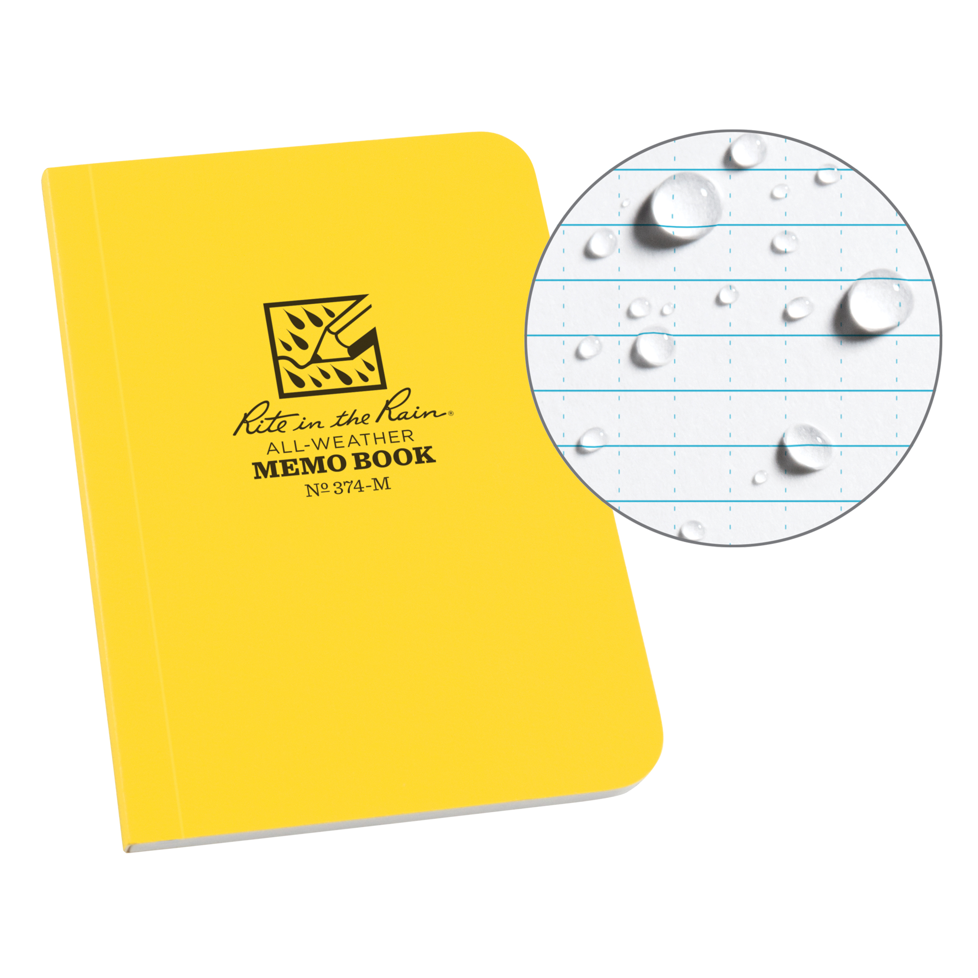 Livre mémo, Couverture souple, Jaune, 112 Pages, 3-1/2" , 5"
