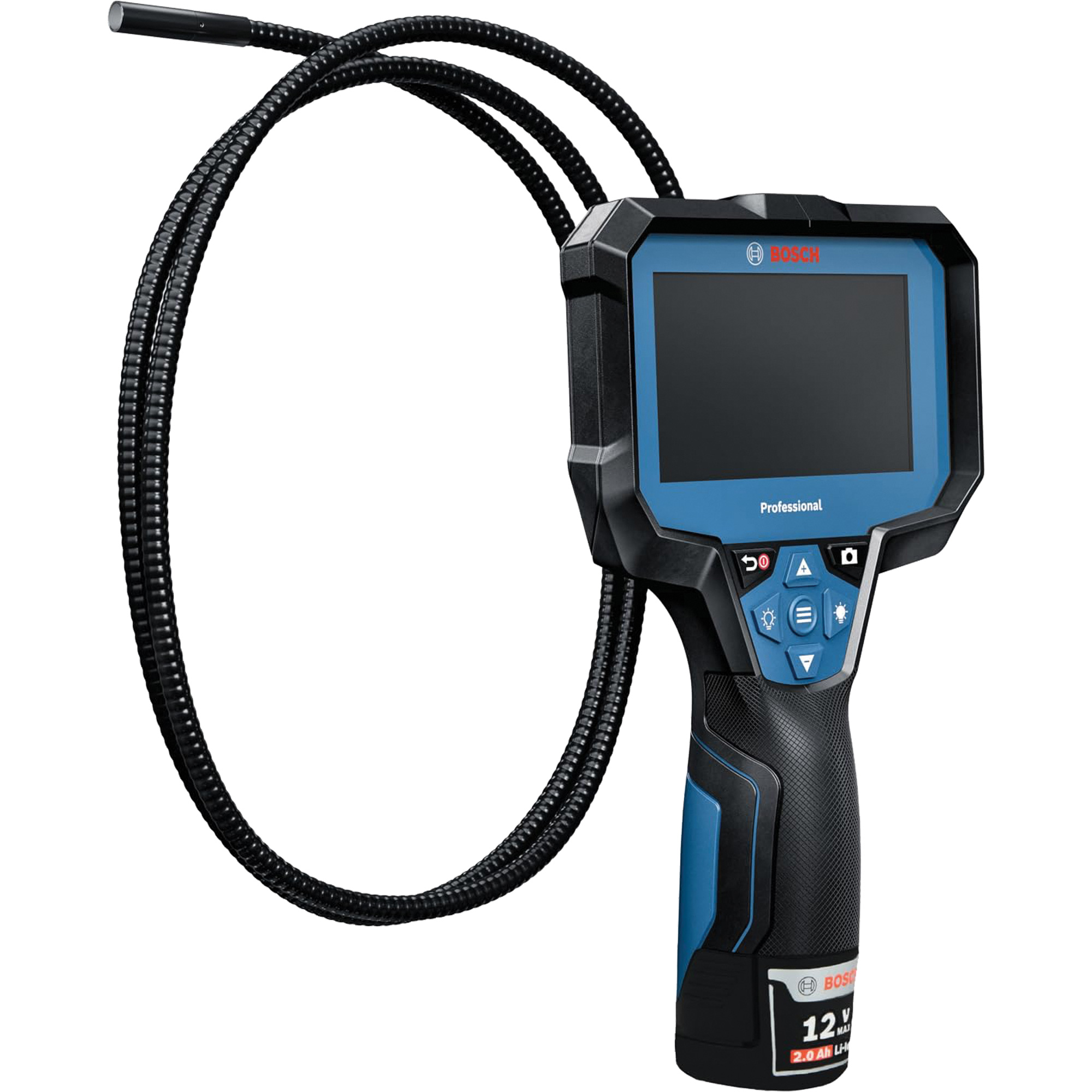 Caméra d'inspection portable professionnelle 12 V Max, 4" Affichage