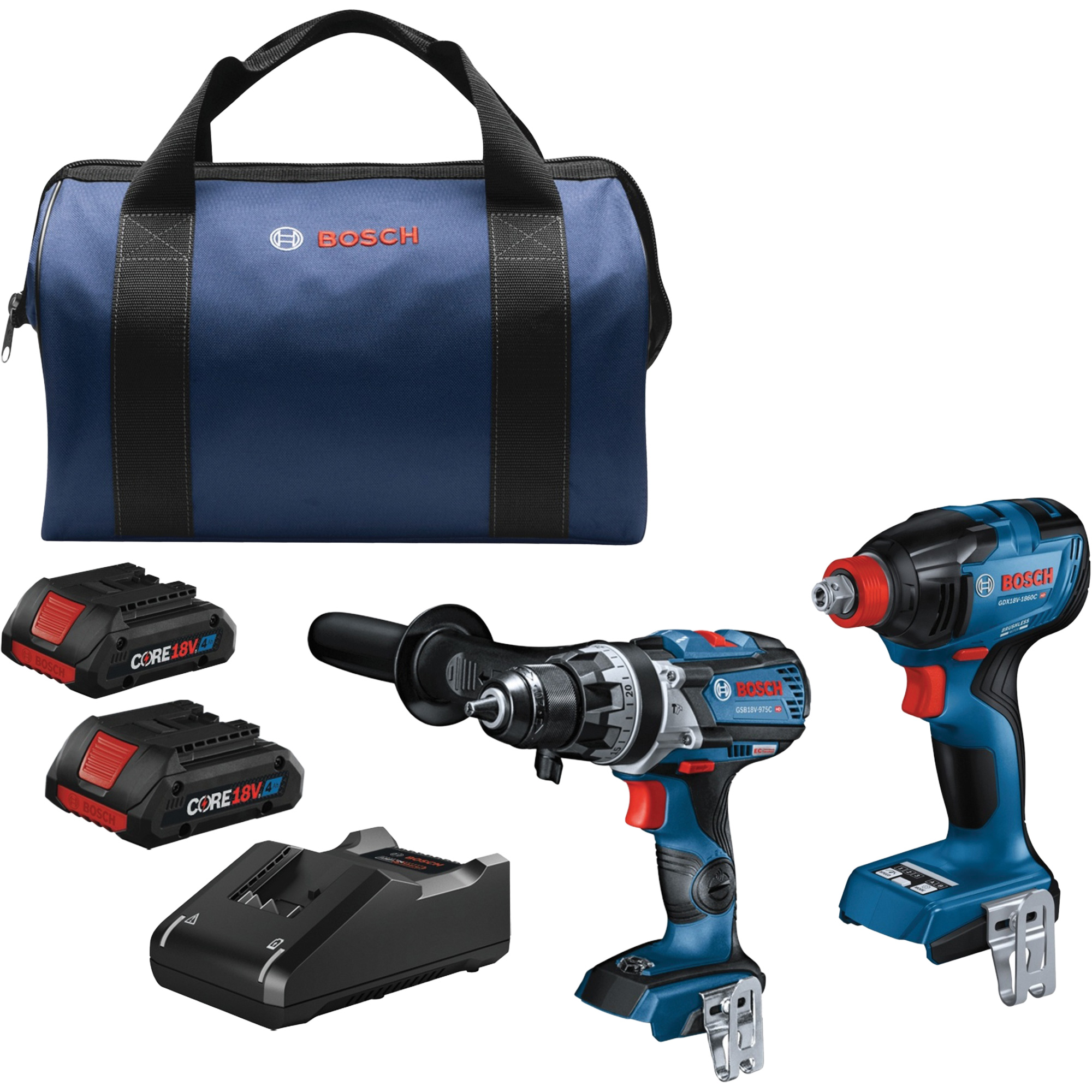 Ensemble de 2 outils, Lithium-ion, 18 V