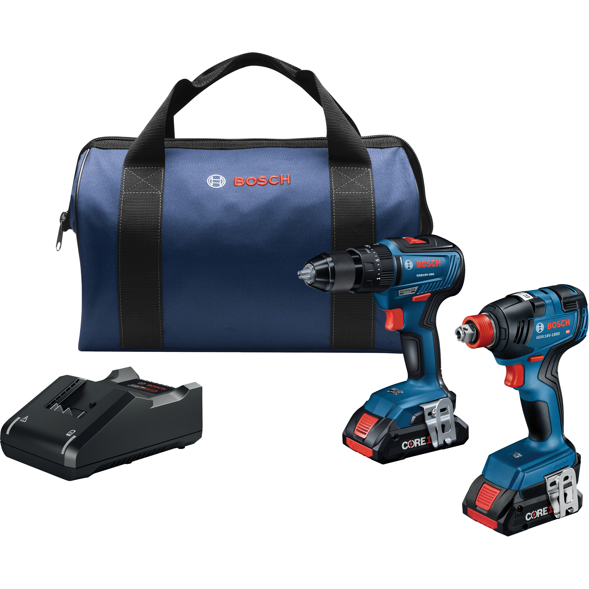 Ensemble de 2 outils, Lithium-ion, 18 V