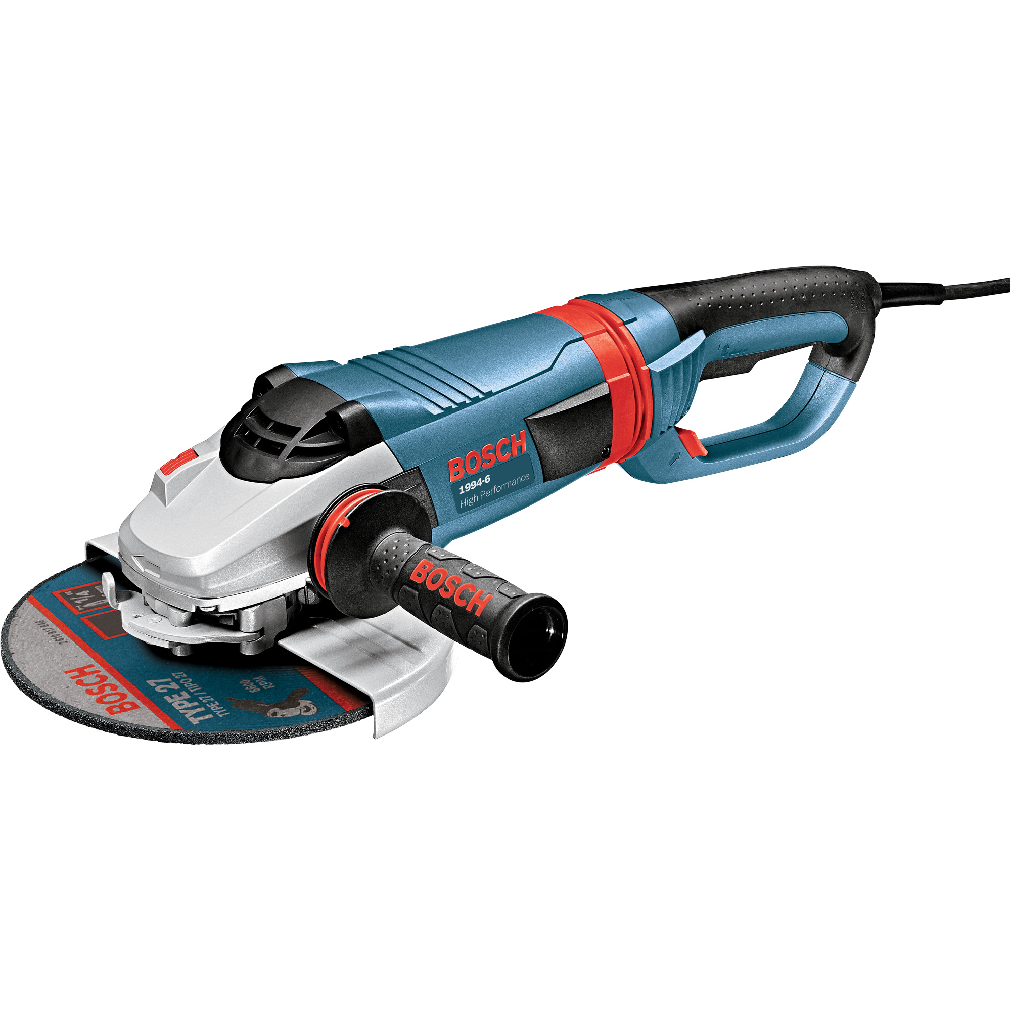 Grande meule angulaire à haute performance, 9", 120 V, 15 A, 6500 Tr/min