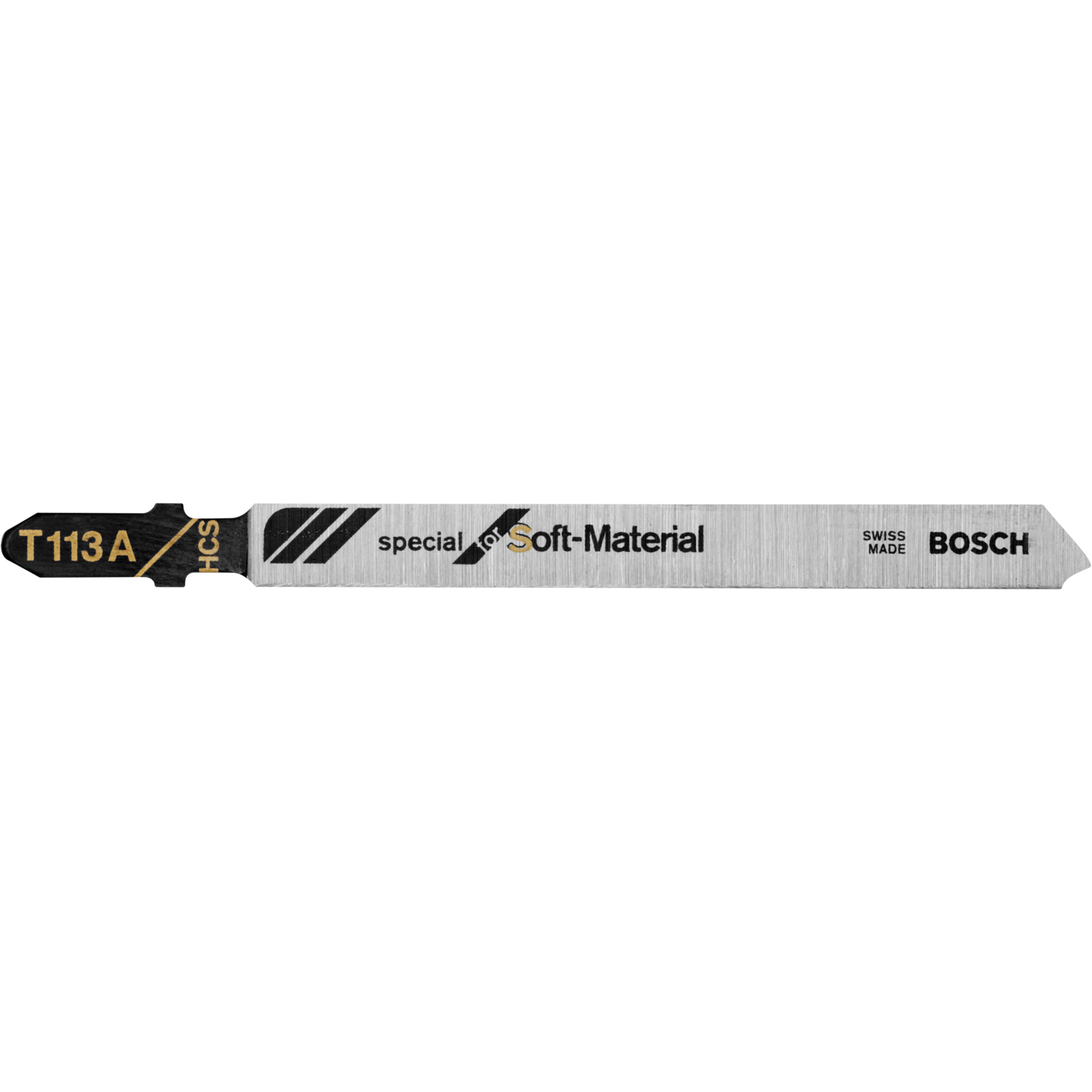 Lame de scie à découper à arête de couteau, Acier à haute teneur en carbone, Tige en T, 4" lo