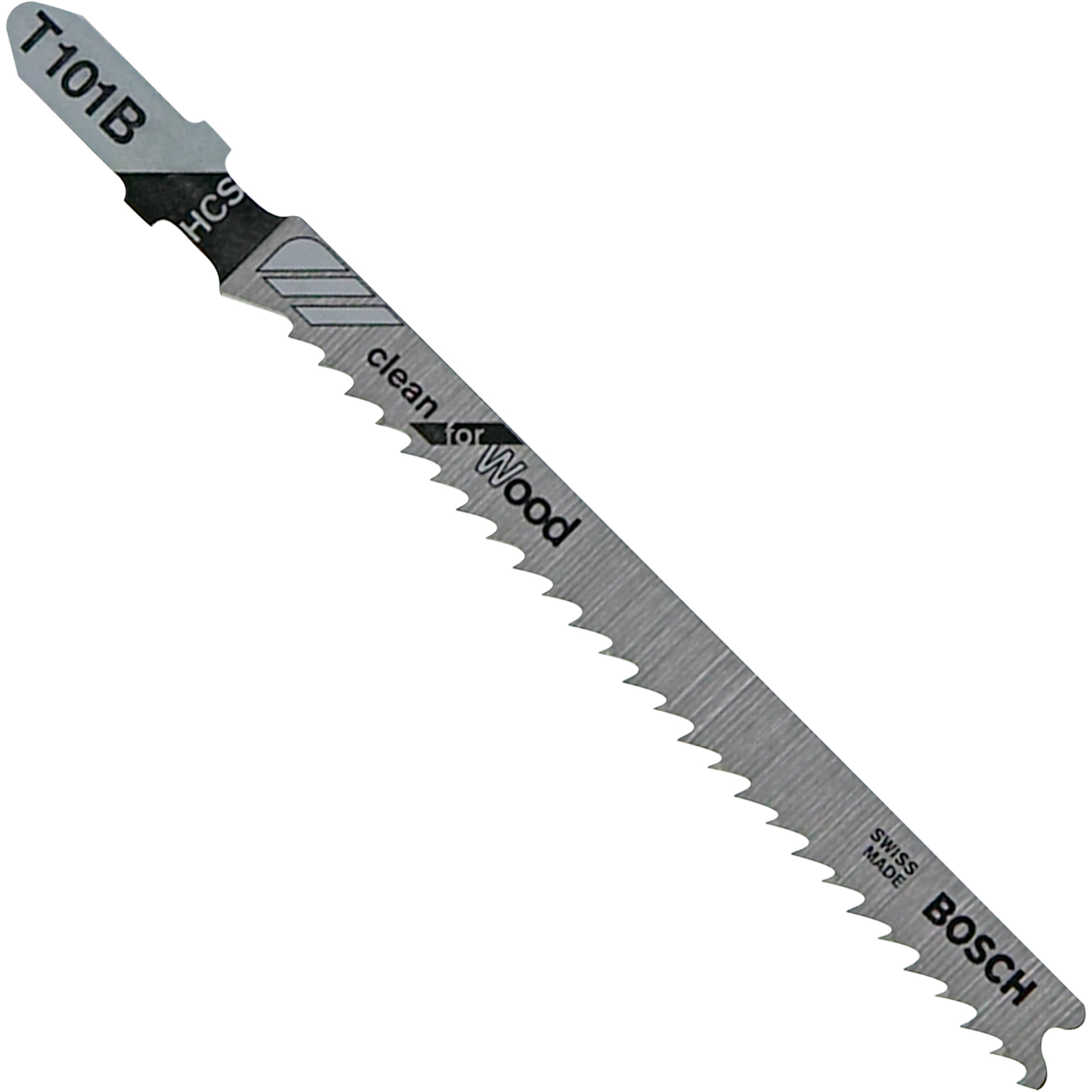 Lame de scie alternative pour la coupe du bois, Acier à haute teneur en carbone, Tige en T, 4" lo, 10 dents par pouce