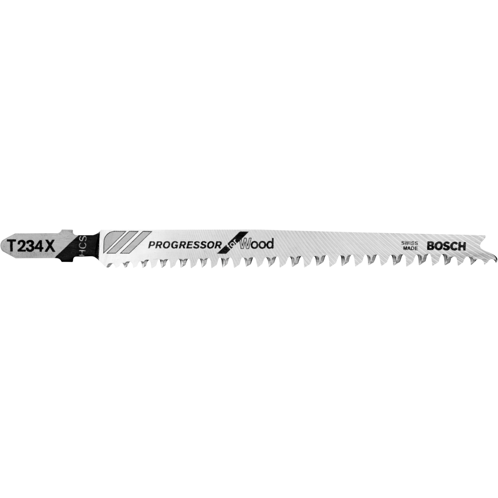 Lame de scie sauteuse, Acier à haute teneur en carbone, Tige en T, 4-5/8" lo, 8-12 dents par pouce
