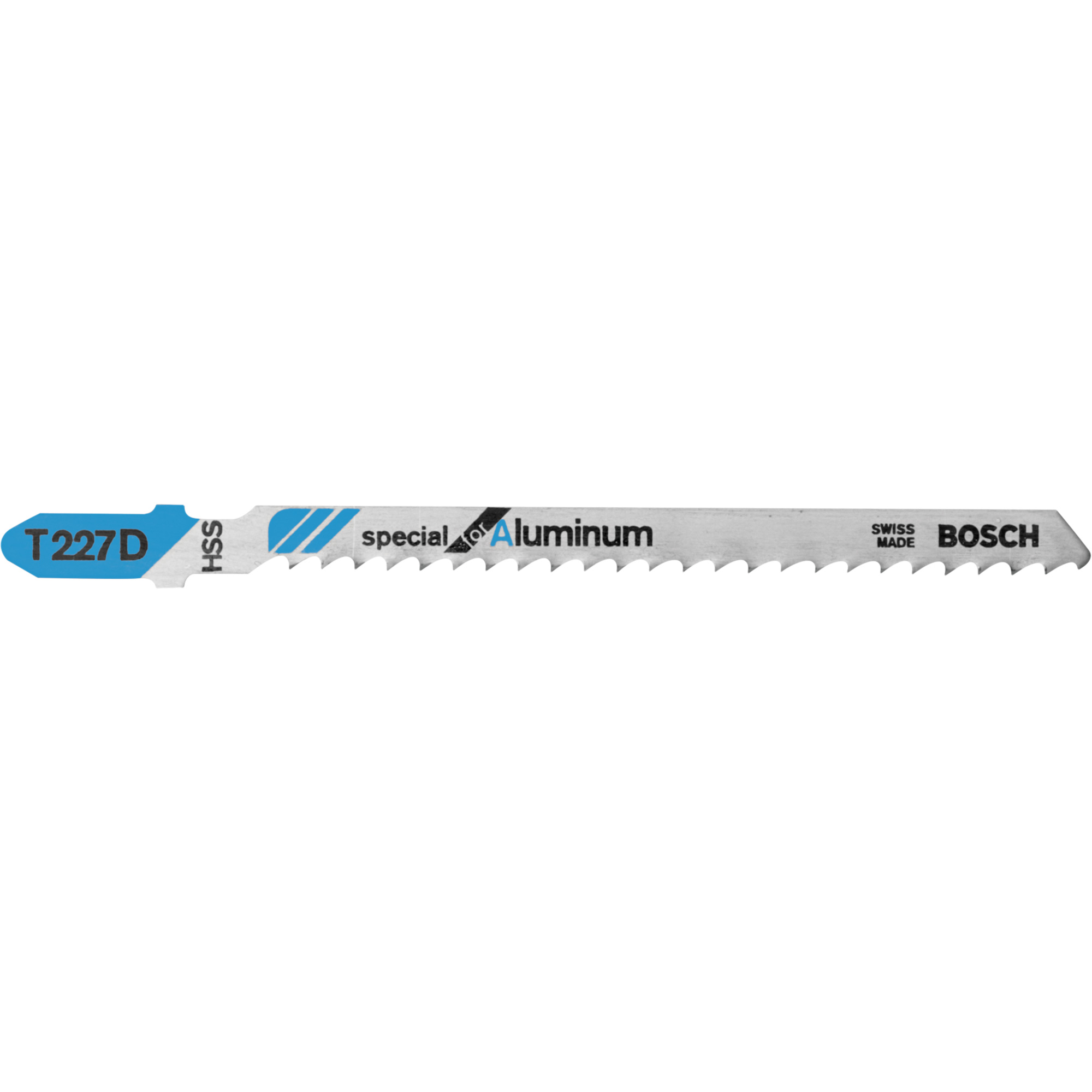 Lames de scie sauteuse, Acier rapide, Tige en T, 4" lo, 8 dents par pouce