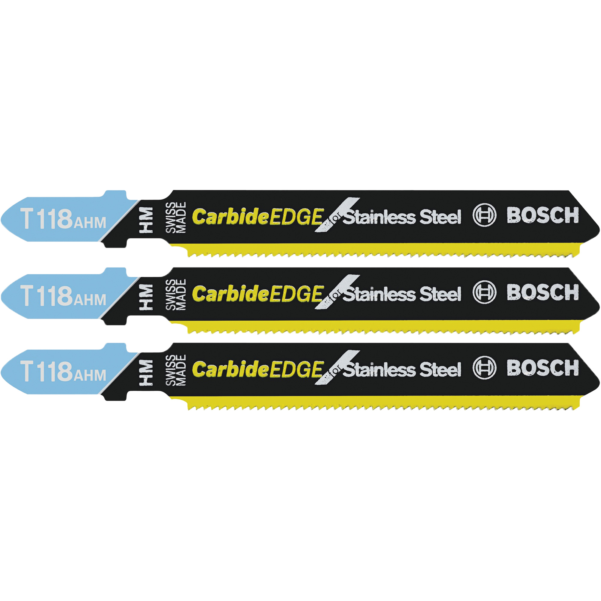 Lames de scie sauteuse d'expert pour tout usage, Carbure, Tige en T, 3-1/4" lo