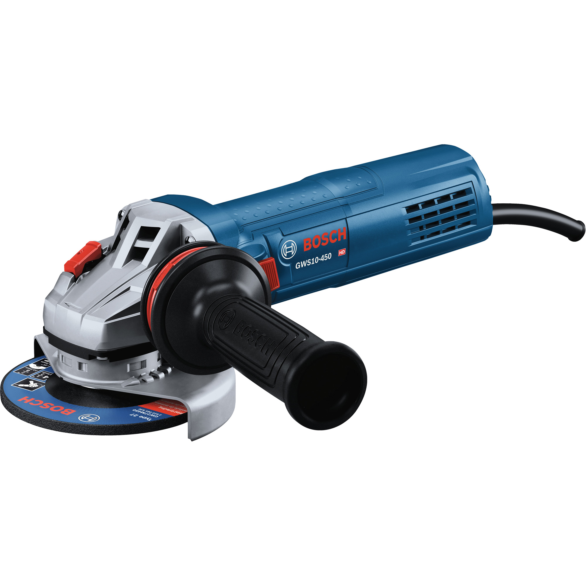 Rectifieuse angulaire ergonomique, 4-1/2", 120 V, 10 A, 11000 Tr/min