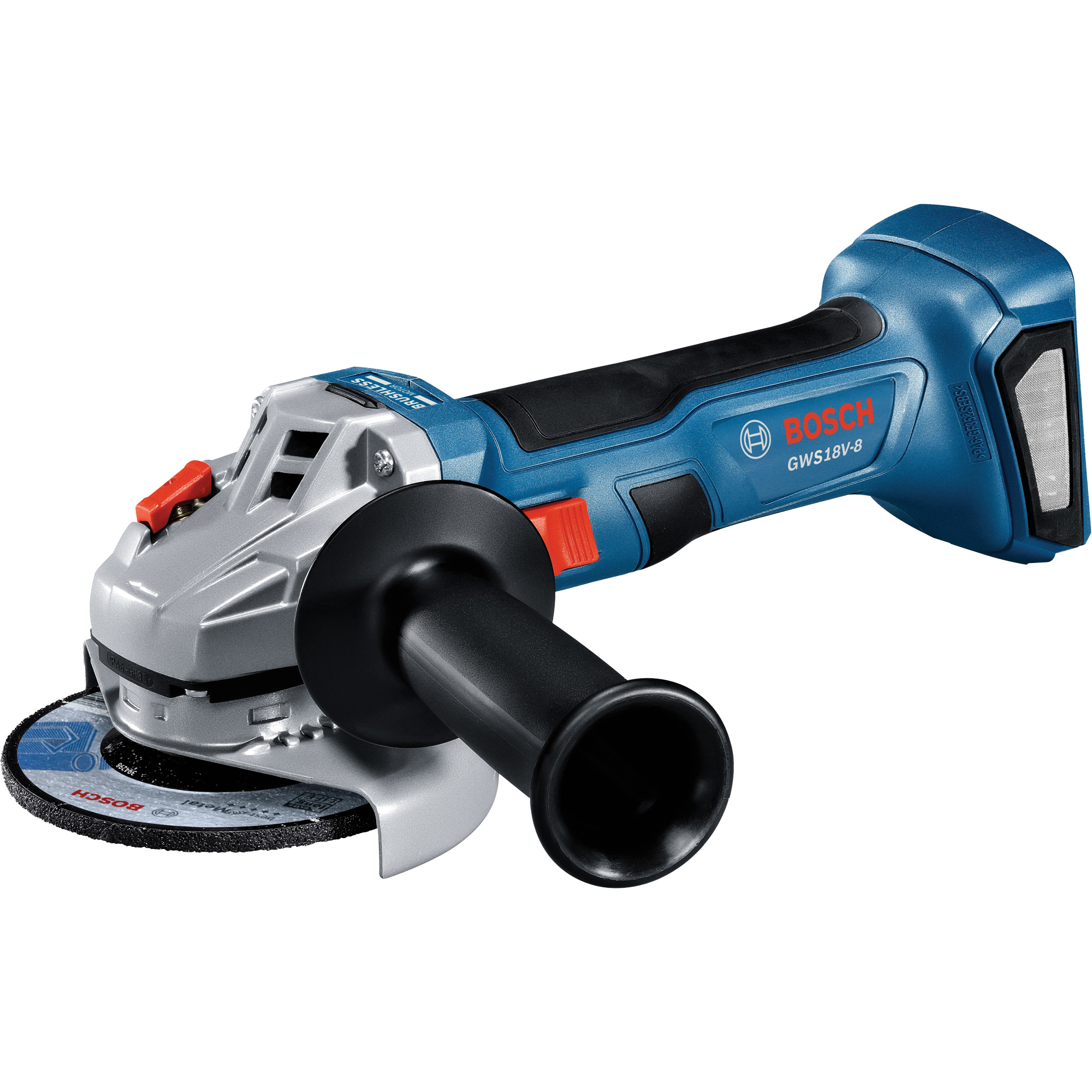 Rectifieuse angulaire sans balais avec interrupteur coulissant, Roue de 4-1/2", 18 V