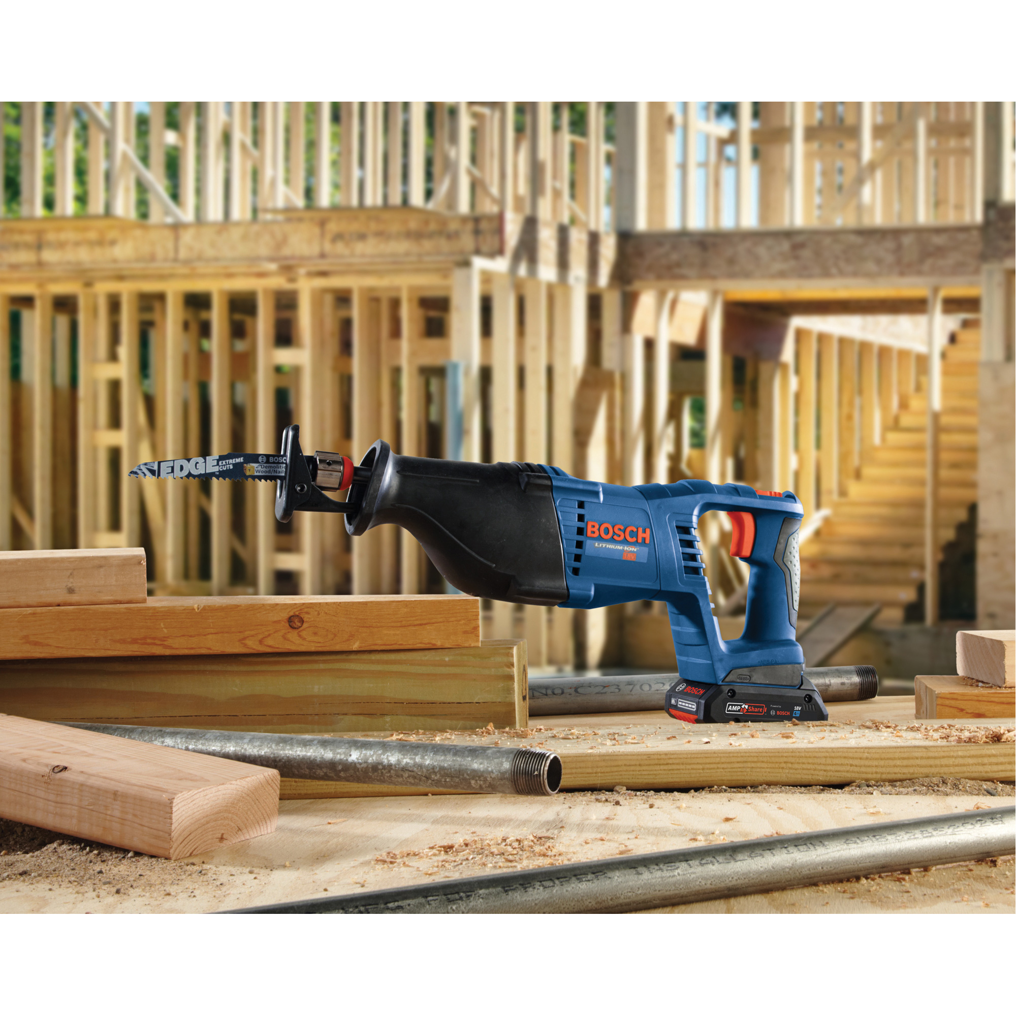 Scie alternative avec poignée en D (outil seulement), 18 V, Lithium-ion Bloc-pile, 2700 coups/min – Image 4